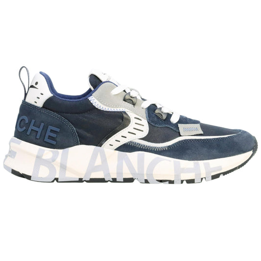 Voile Blanche Club 01 Sneaker uomo in camoscio blu 
