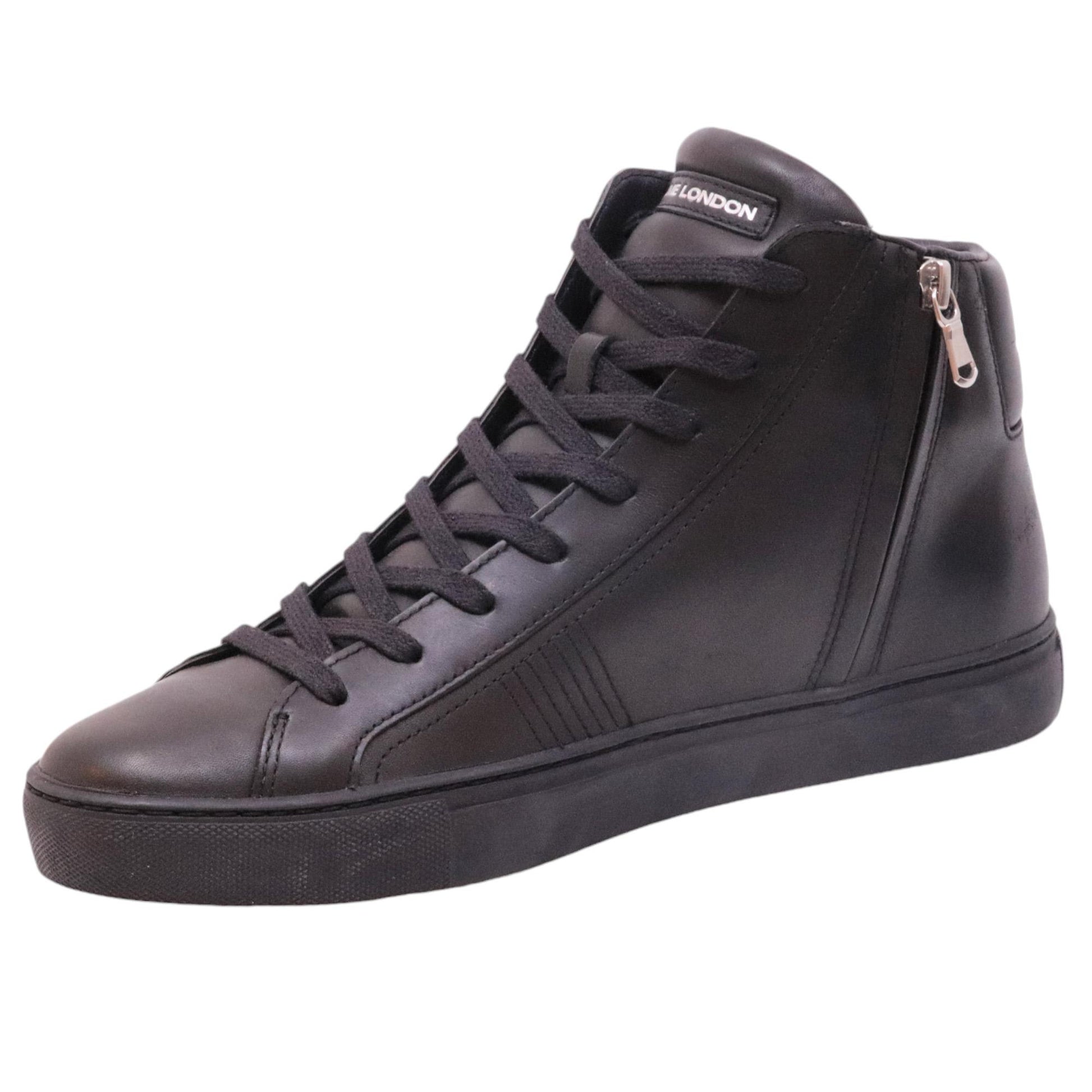 Crime London Essential High 18954 in pelle e suola nera 