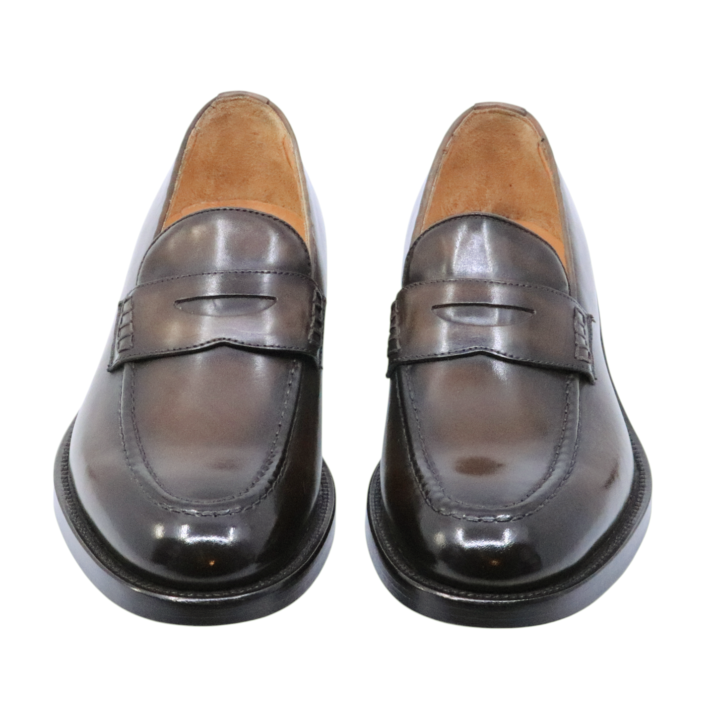 Mocassino uomo Crispiniano 3510 in pelle marrone 3510CRUSTBROWN CRISPINIANO