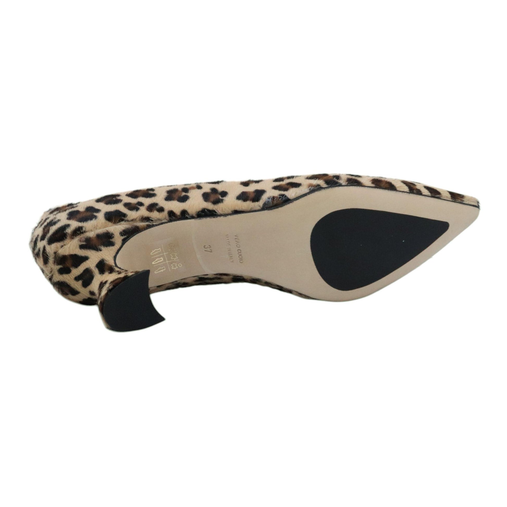 Le Briella Z949 décolleté donna in pelle cavallino maculato 