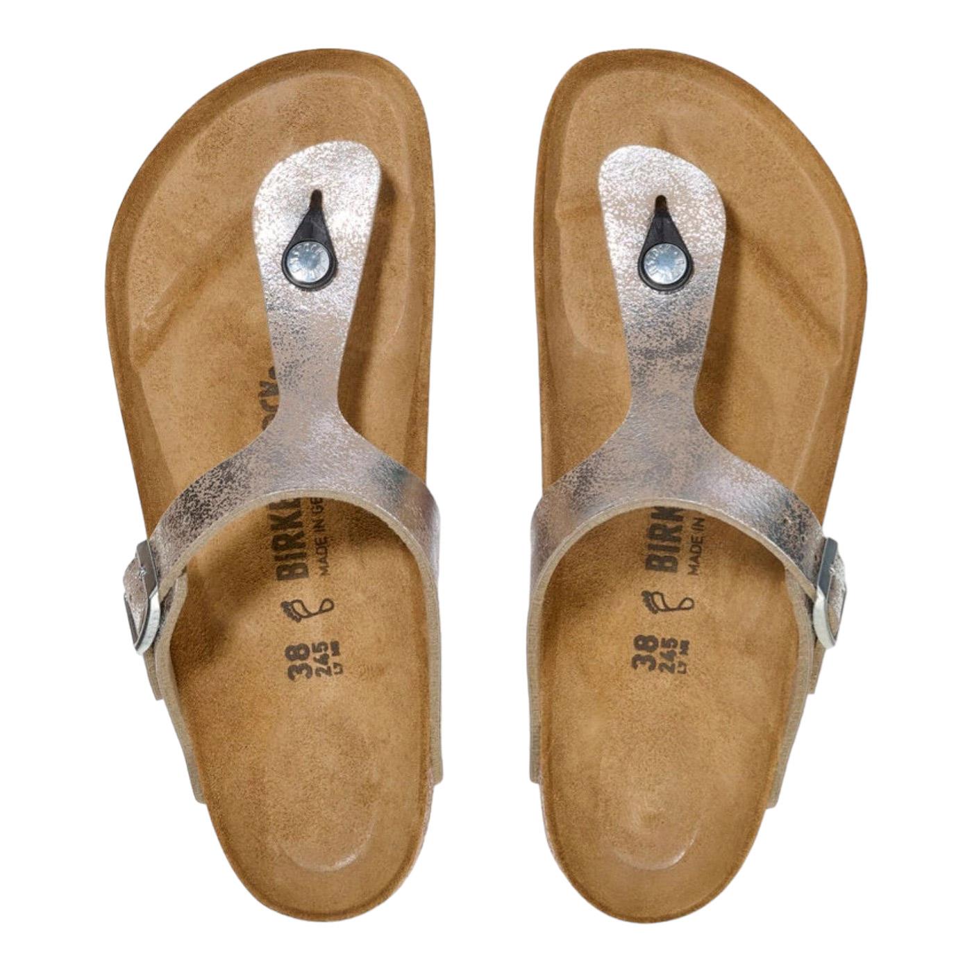 argento metallico GIZEH-SYN-WASMETSILVERSILVER BIRKENSTOCK
