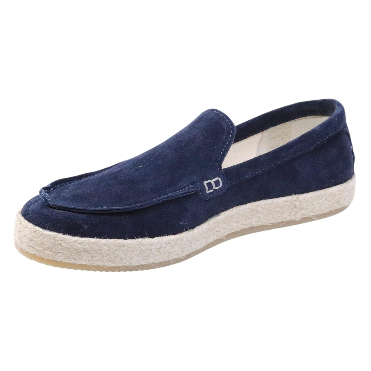 Mocassino slip on uomo Panchic S29 in camoscio blu notte 