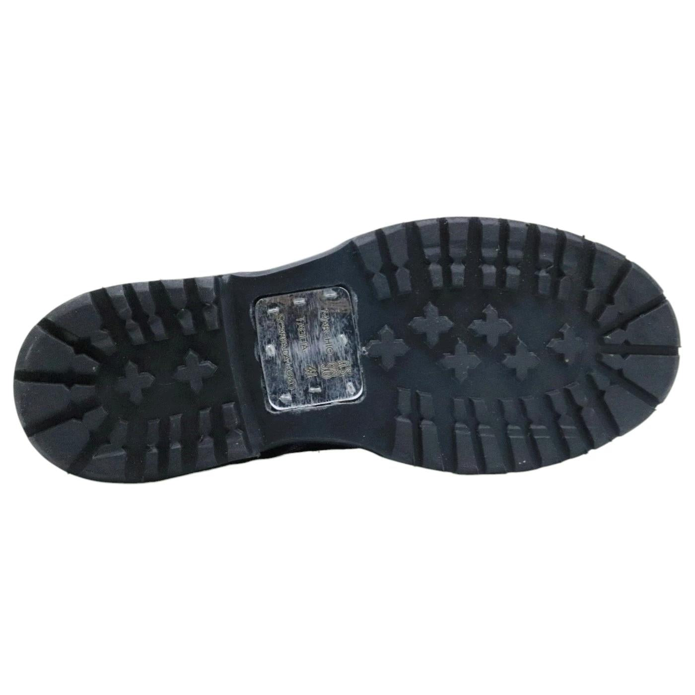 Stivaletto uomo AS98 U32201 in pelle nera 