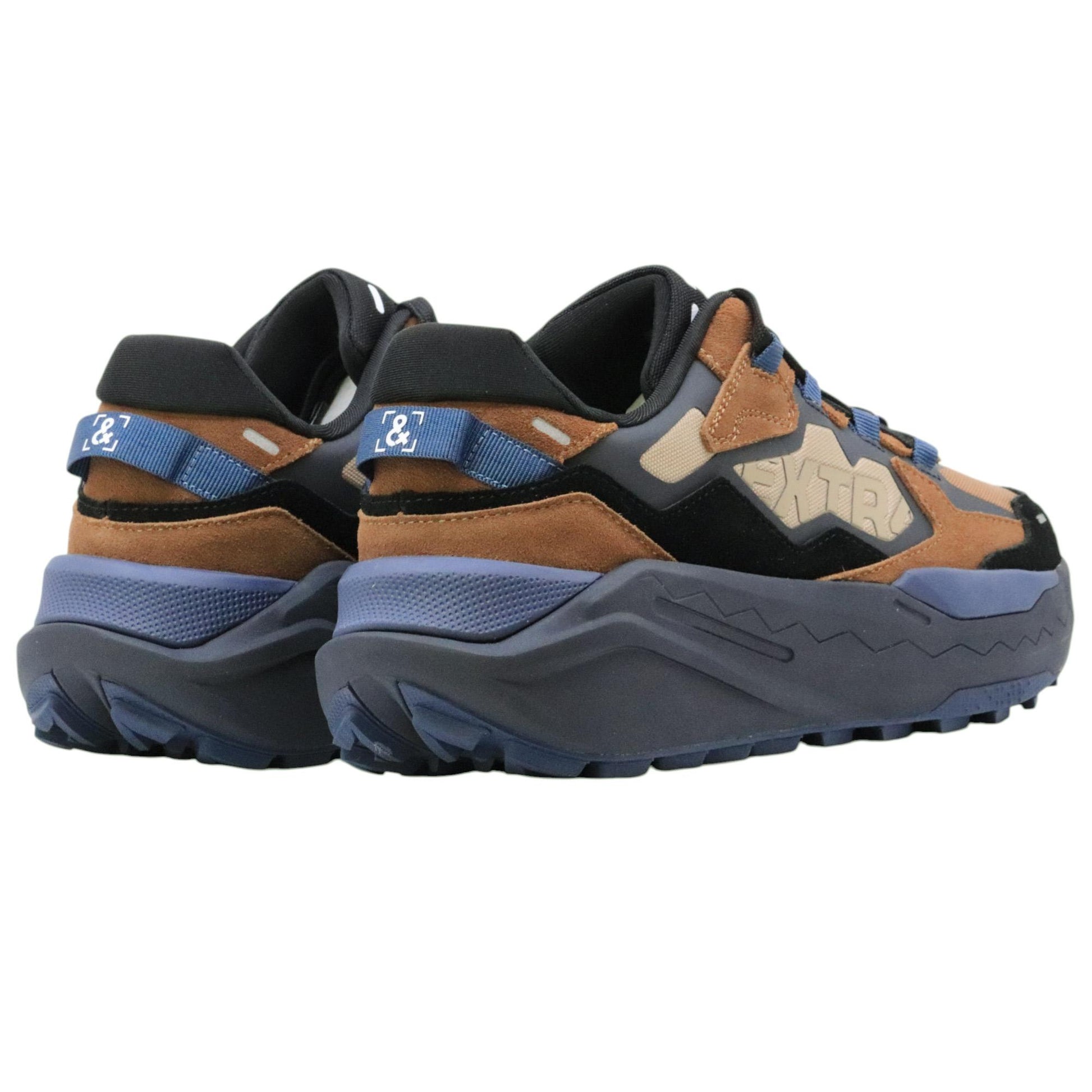 Extr4 Kaizen XL 1.04 sneaker uomo in suede e tessuto tecnico cuoio e nero 8701755TECNICOBEIG-CUOIO EXTR4