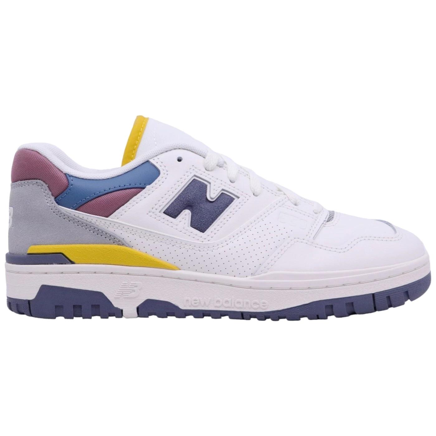 New Balance 550 sneaker unisex in pelle bianca 