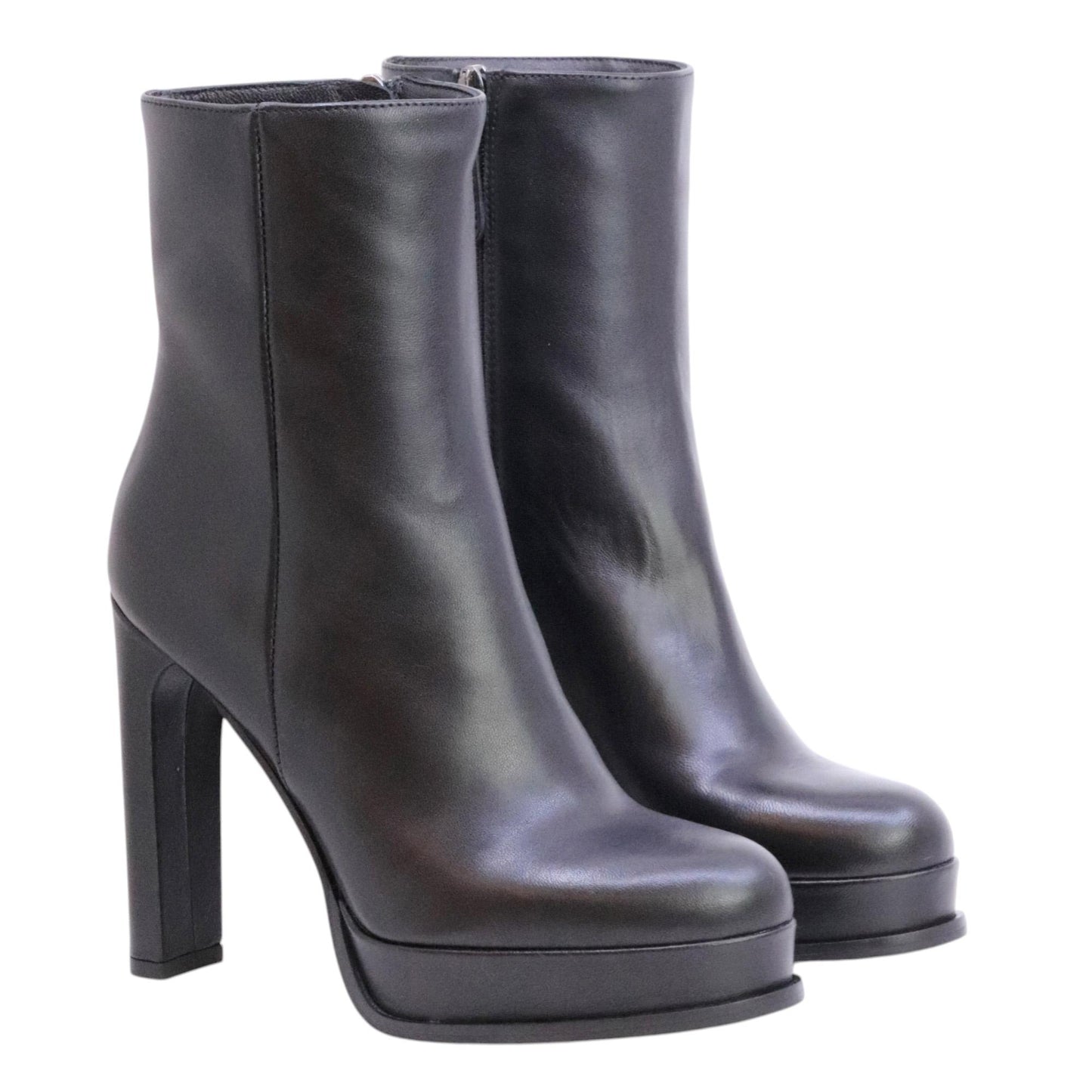 Chantal 1962 2816 tronchetto donna in pelle nera 