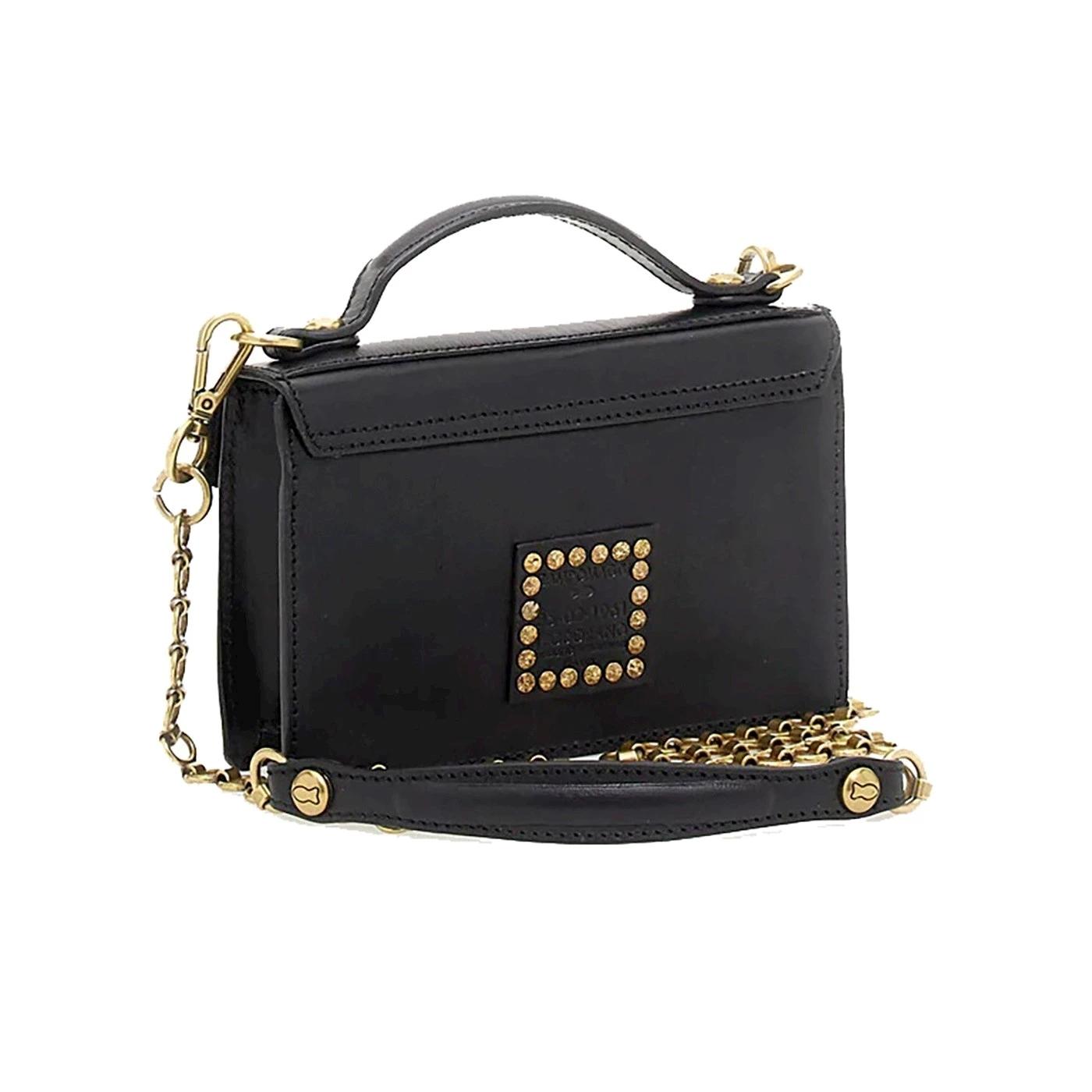 Borsa Campomaggi C036891 in morbida pelle vacchetta di colore nero 