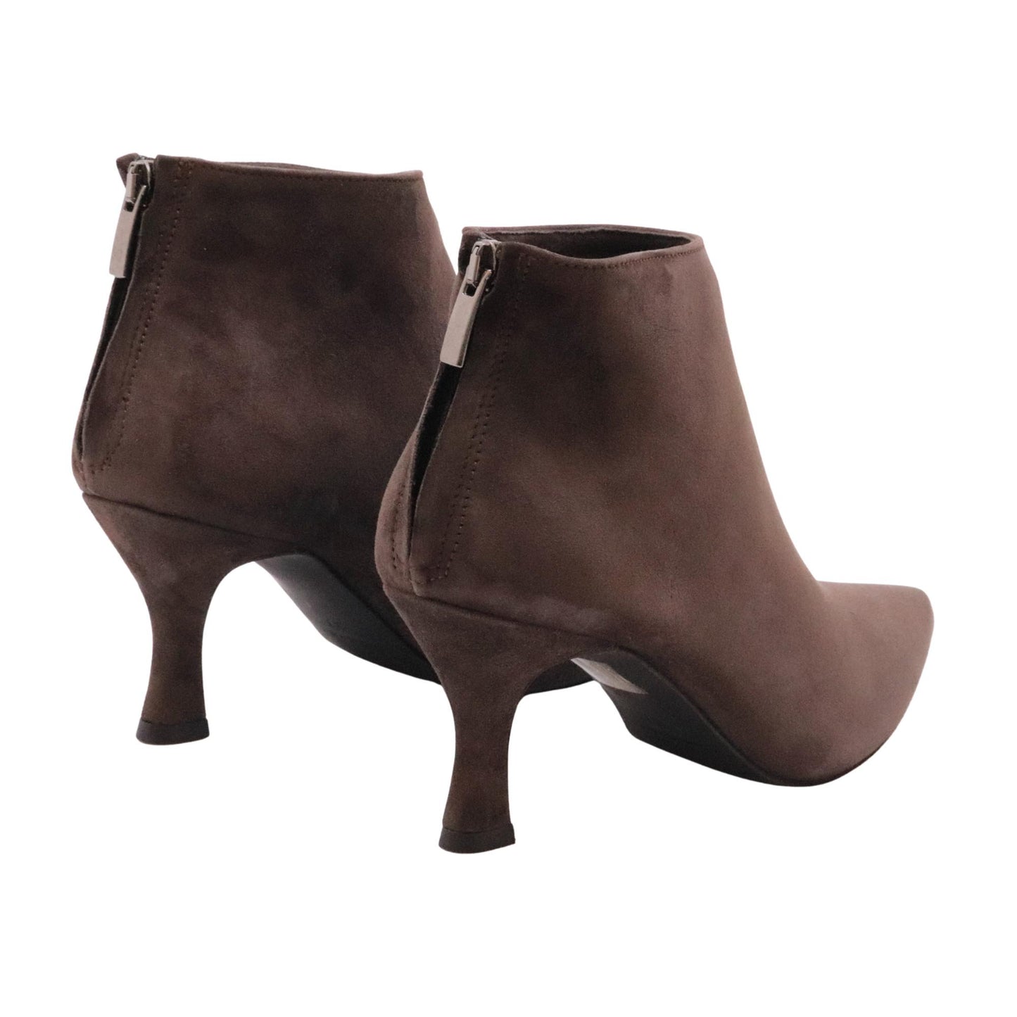 Ranyé 130 tronchetto donna camoscio marrone testa di moro 