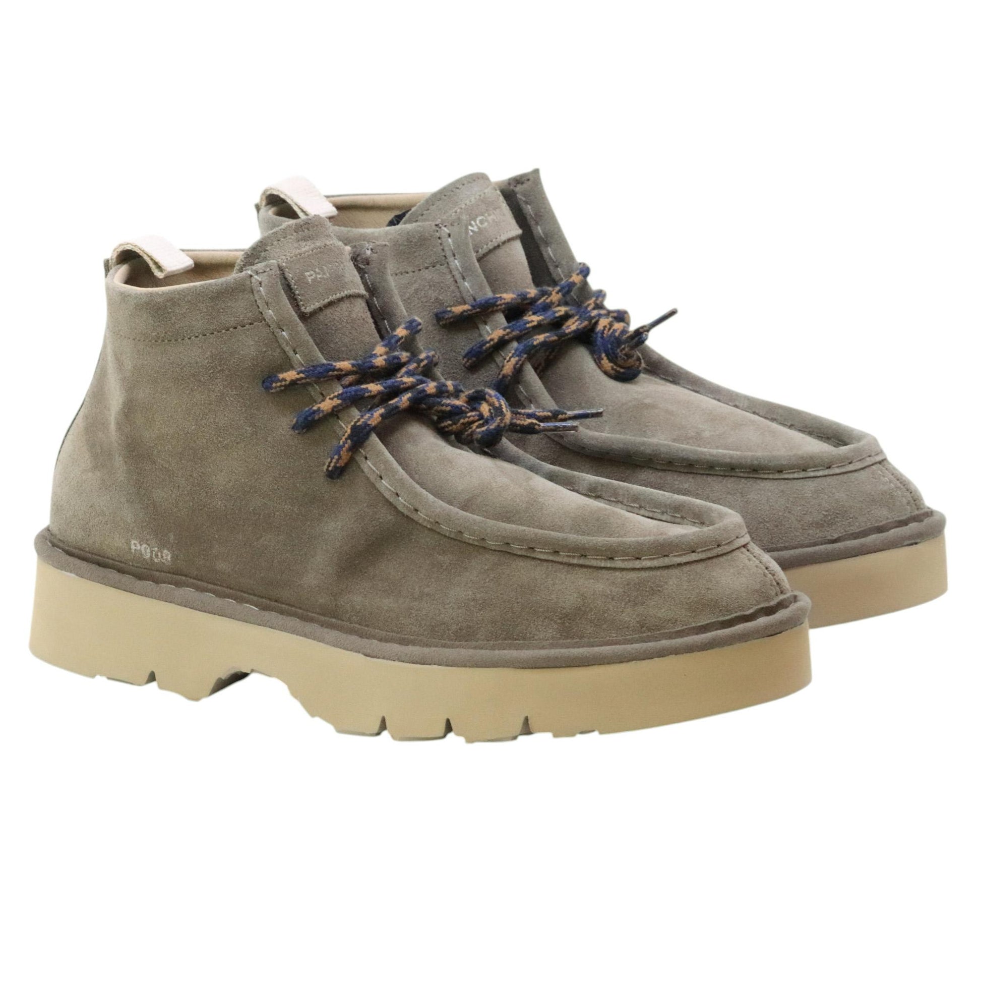 Panchic P009 polacchino uomo in suede marrone roccia 