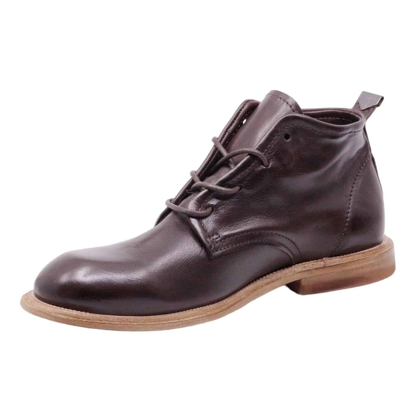 AS98 Arte U97204 stivaletto allacciato uomo in pelle marrone 