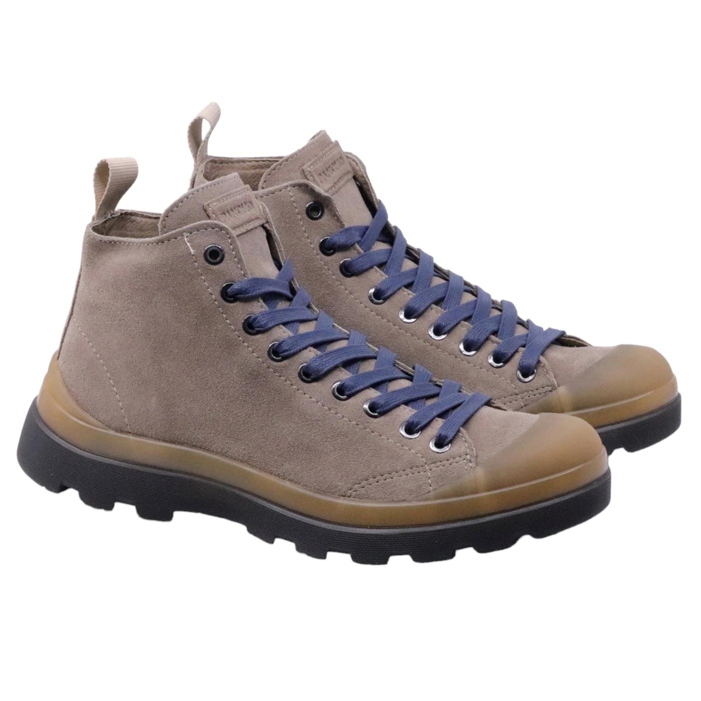 Polacchino uomo Panchic P03 in realizzata in pelle scamosciata noce 