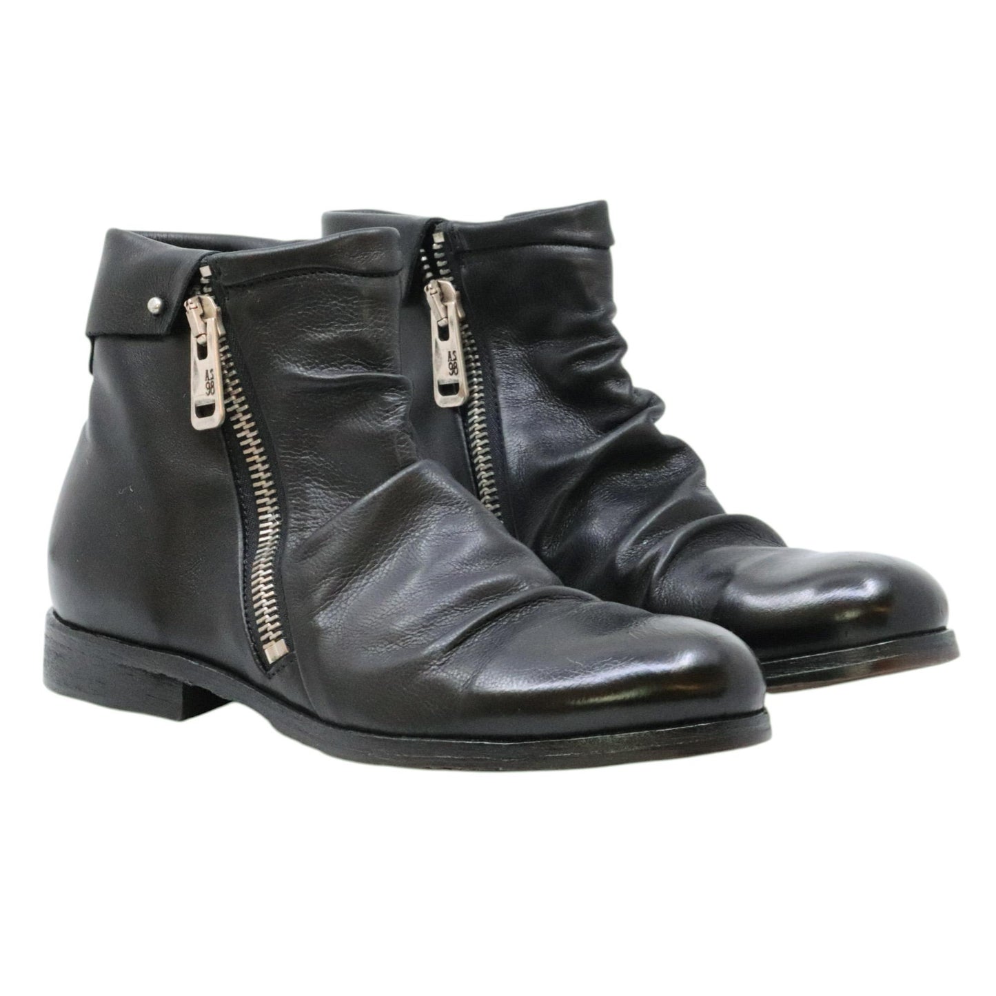 AS98 401216 Clash stivaletto donna in pelle nera 