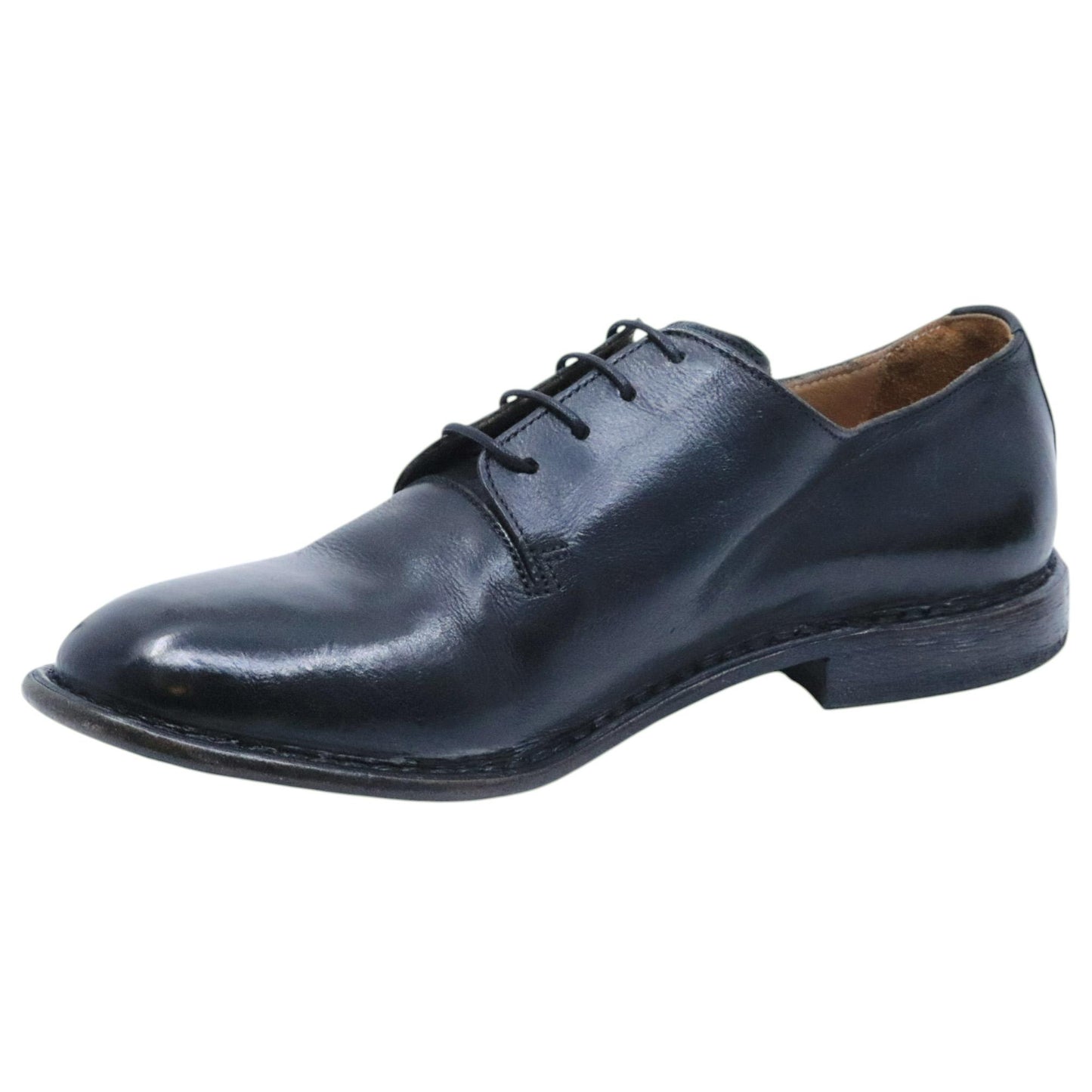 Scarpa derby uomo Moma 14501A in pelle nera 