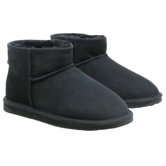 EMU Australia Stinger Micro stivaletti da donna in montone nero 