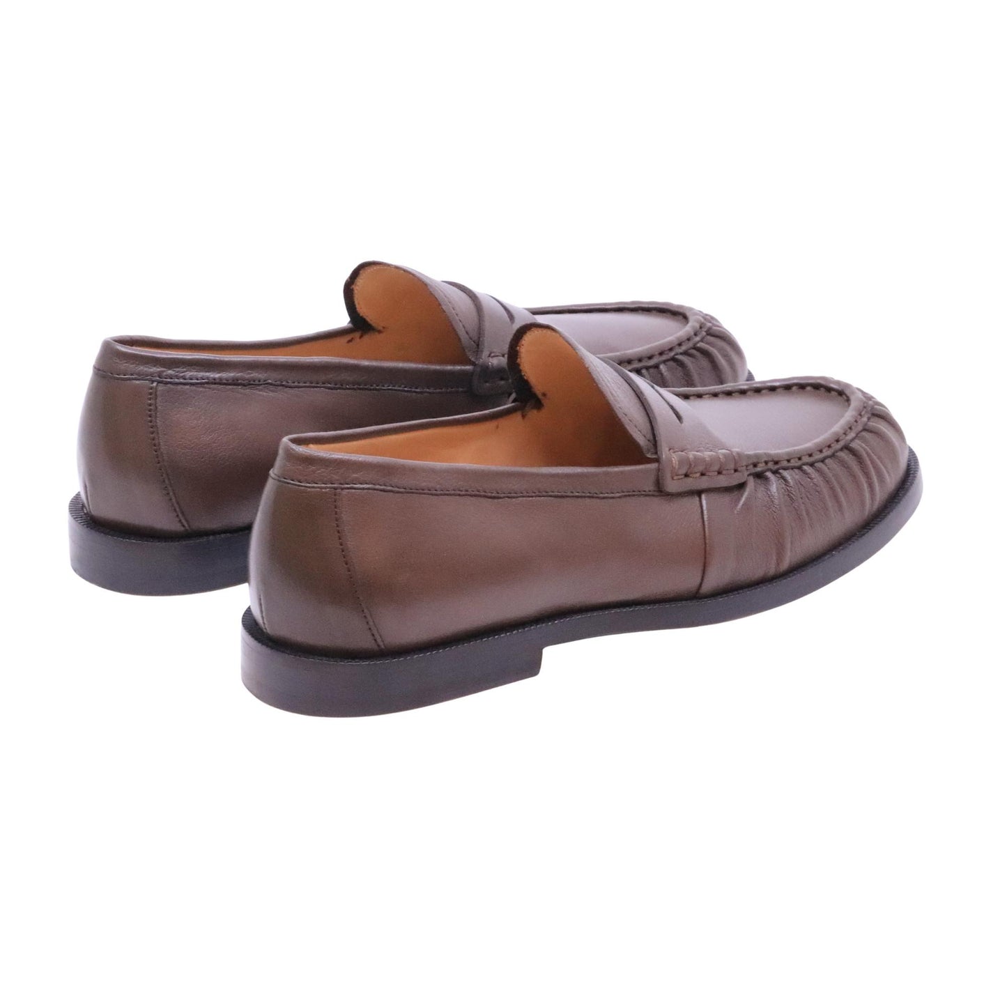 Triver Flight 886-01 mocassino uomo in pelle marrone con fondo cuoio elegante Made in Italy 