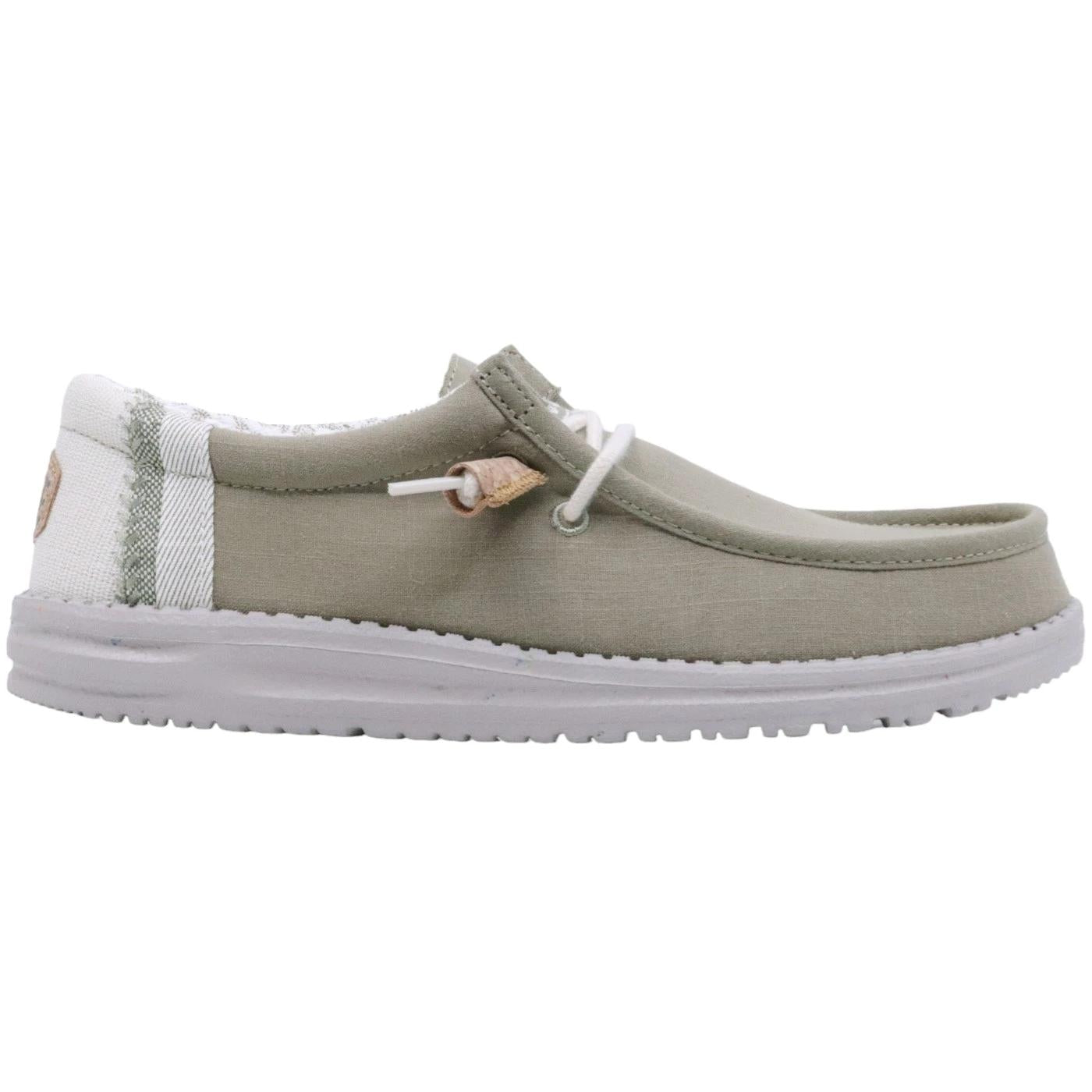 Hey Dude Wally Break Stitch sneaker uomo in verde 
