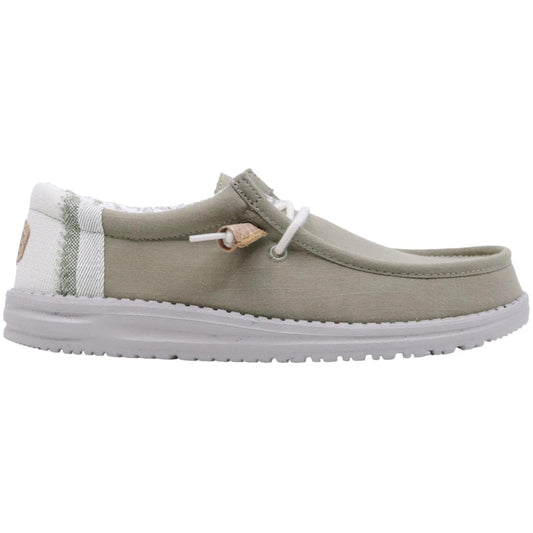 Hey Dude Wally Break Stitch sneaker uomo in verde 