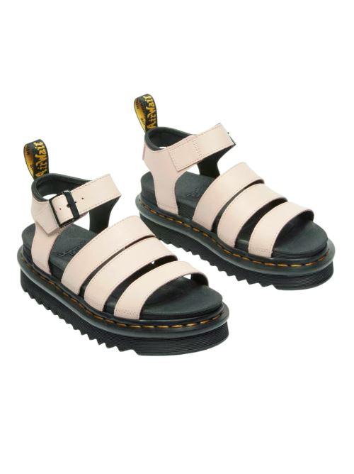 Dr Martens Blaire Athena sandalo donna in pelle rosa. 