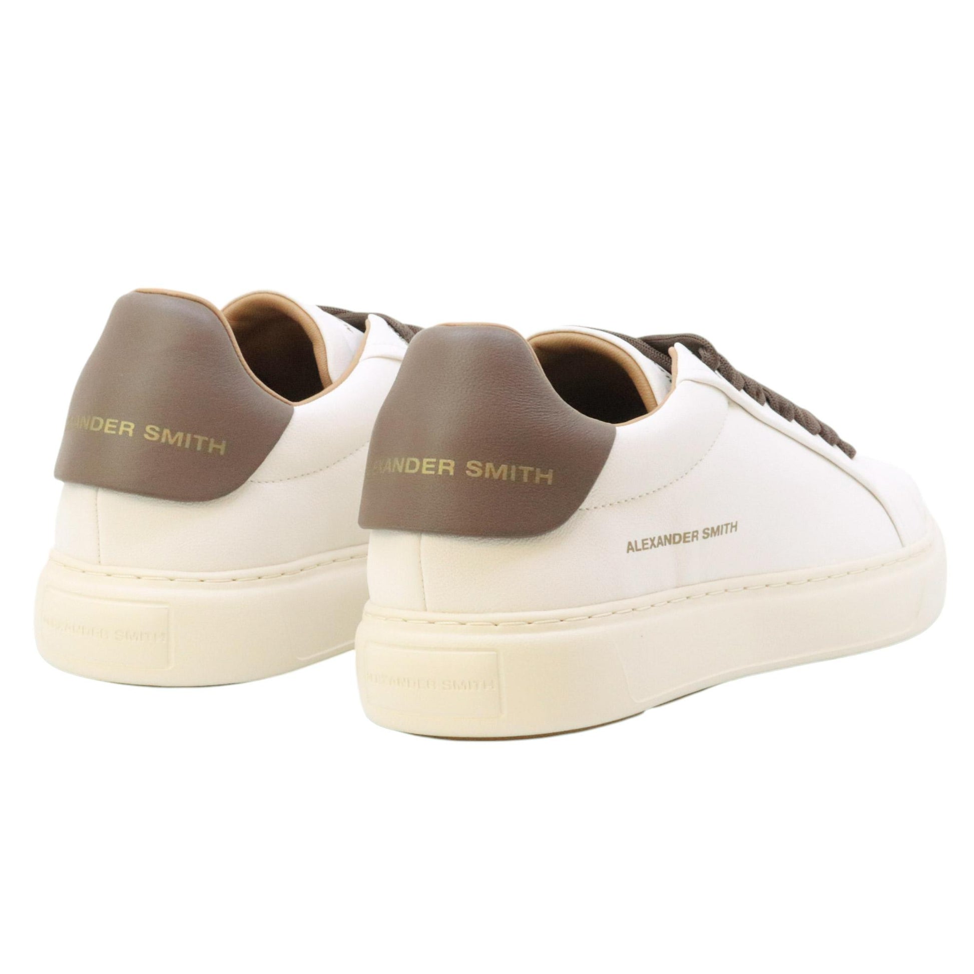 Alexander Smith Soho sneaker uomo in pelle bianca 