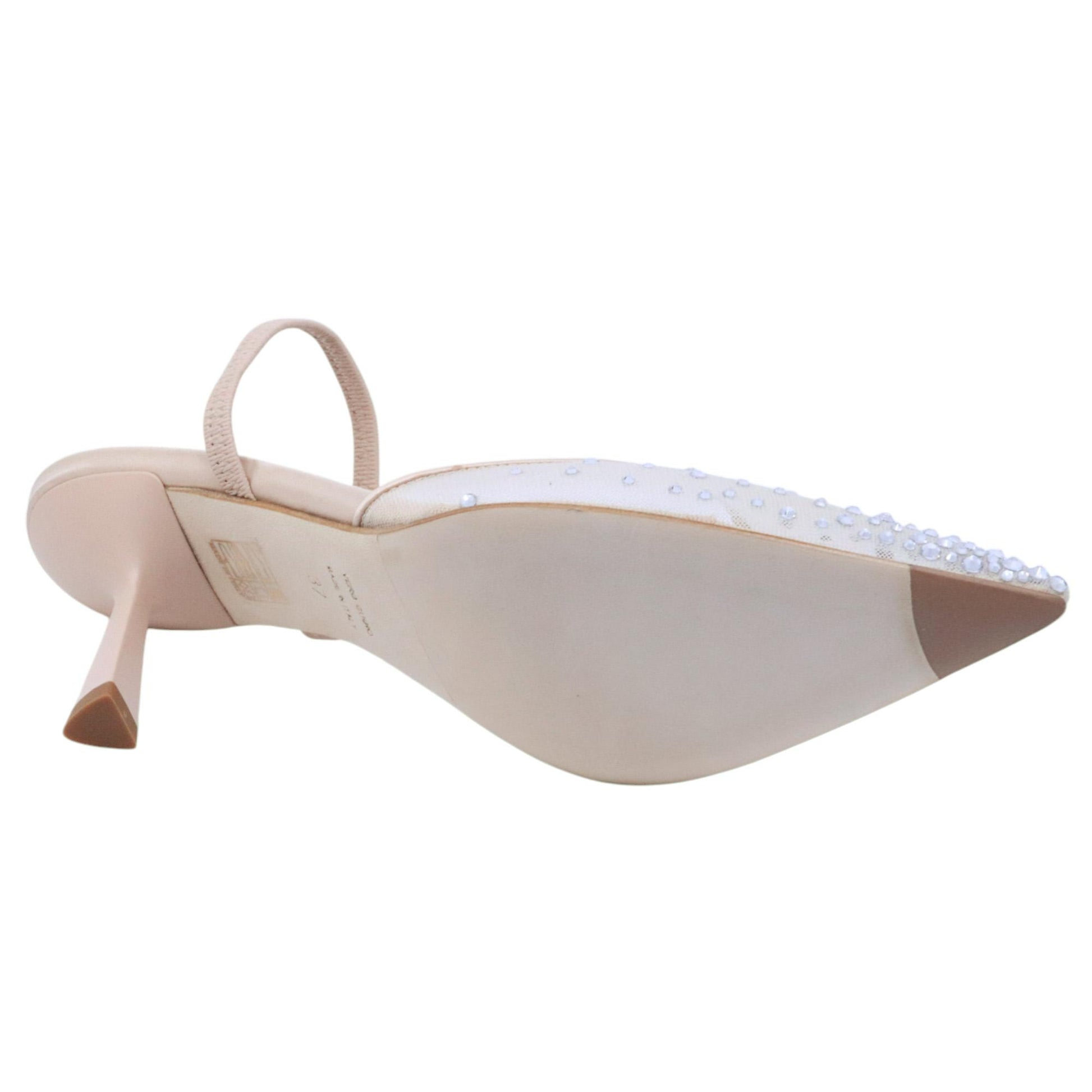 Slingback donna Chantal 2527 in tessuto rosato 