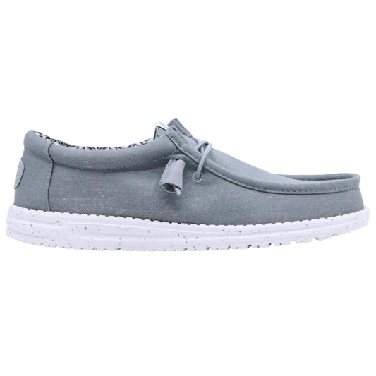 Hey Dude Wally Canvas sneaker uomo in grigio 
