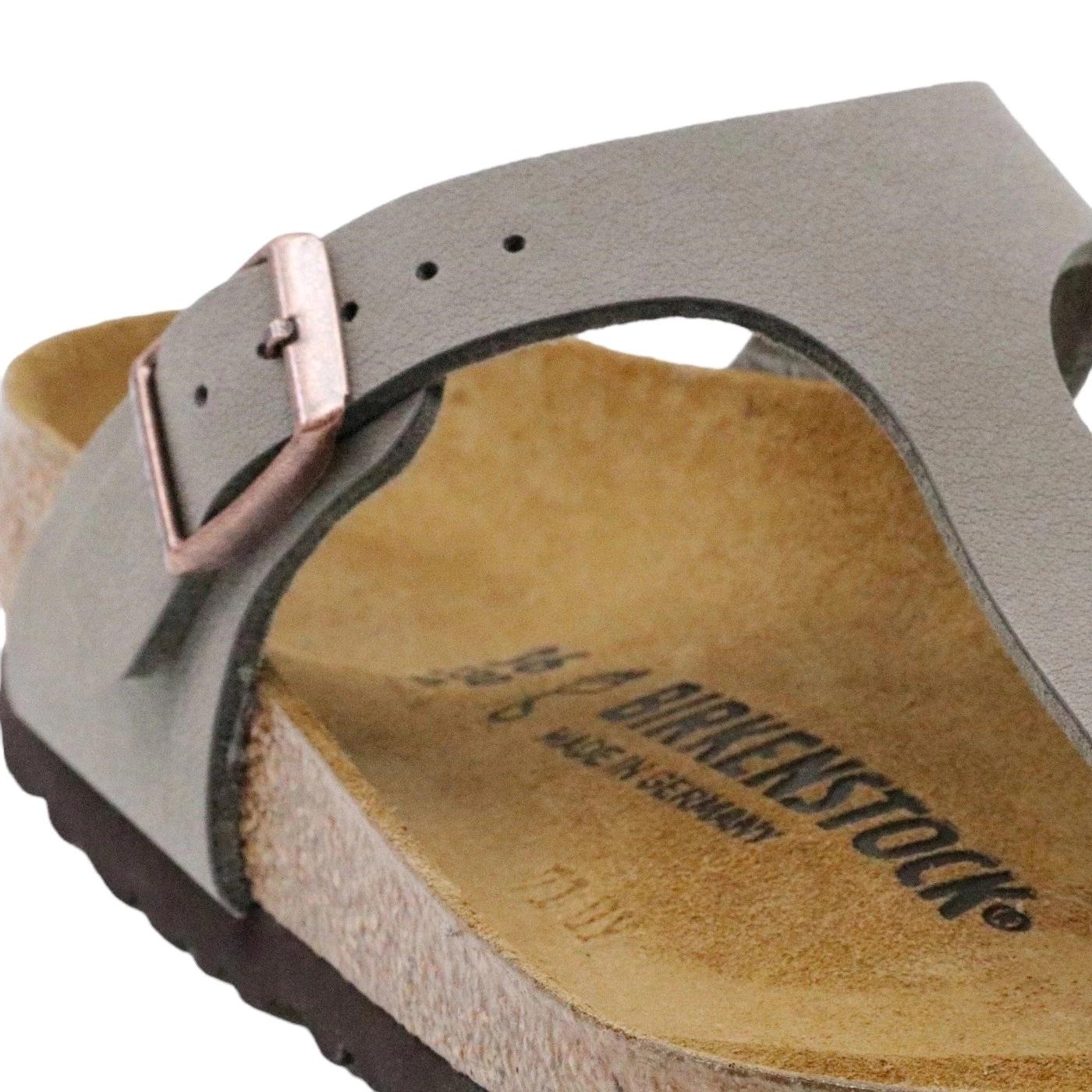 Birkenstock Gizeh Birkibuc Stone sandalo infradito Regular Fit 