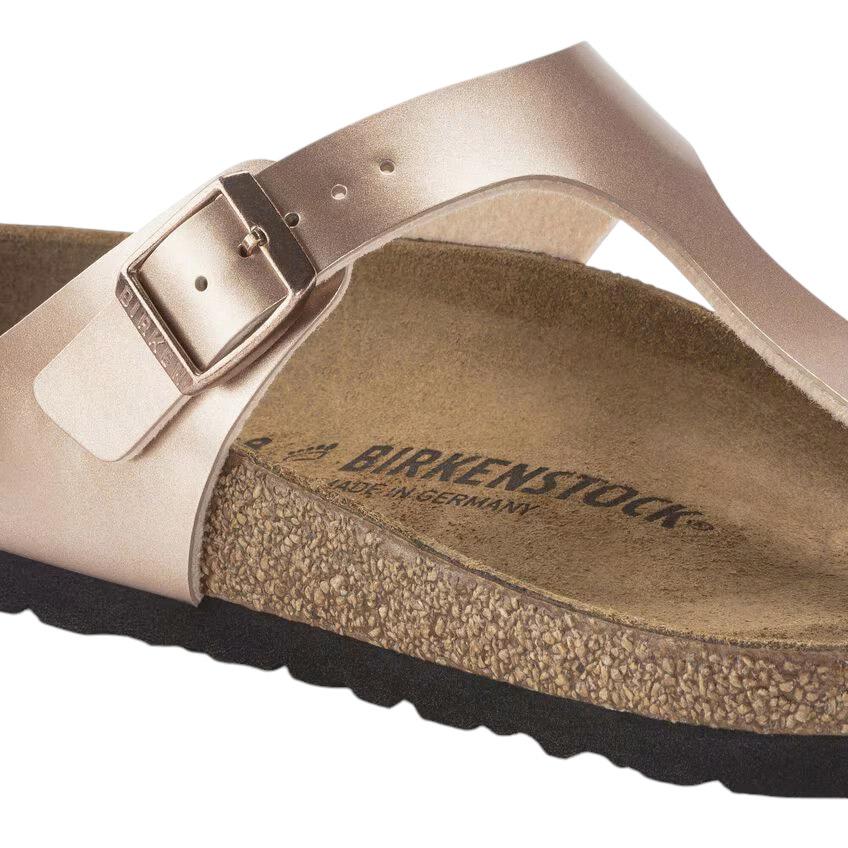 Birkenstock Gizeh Birko Flor Copper 1023943 sandalo infradito rame regular fit 