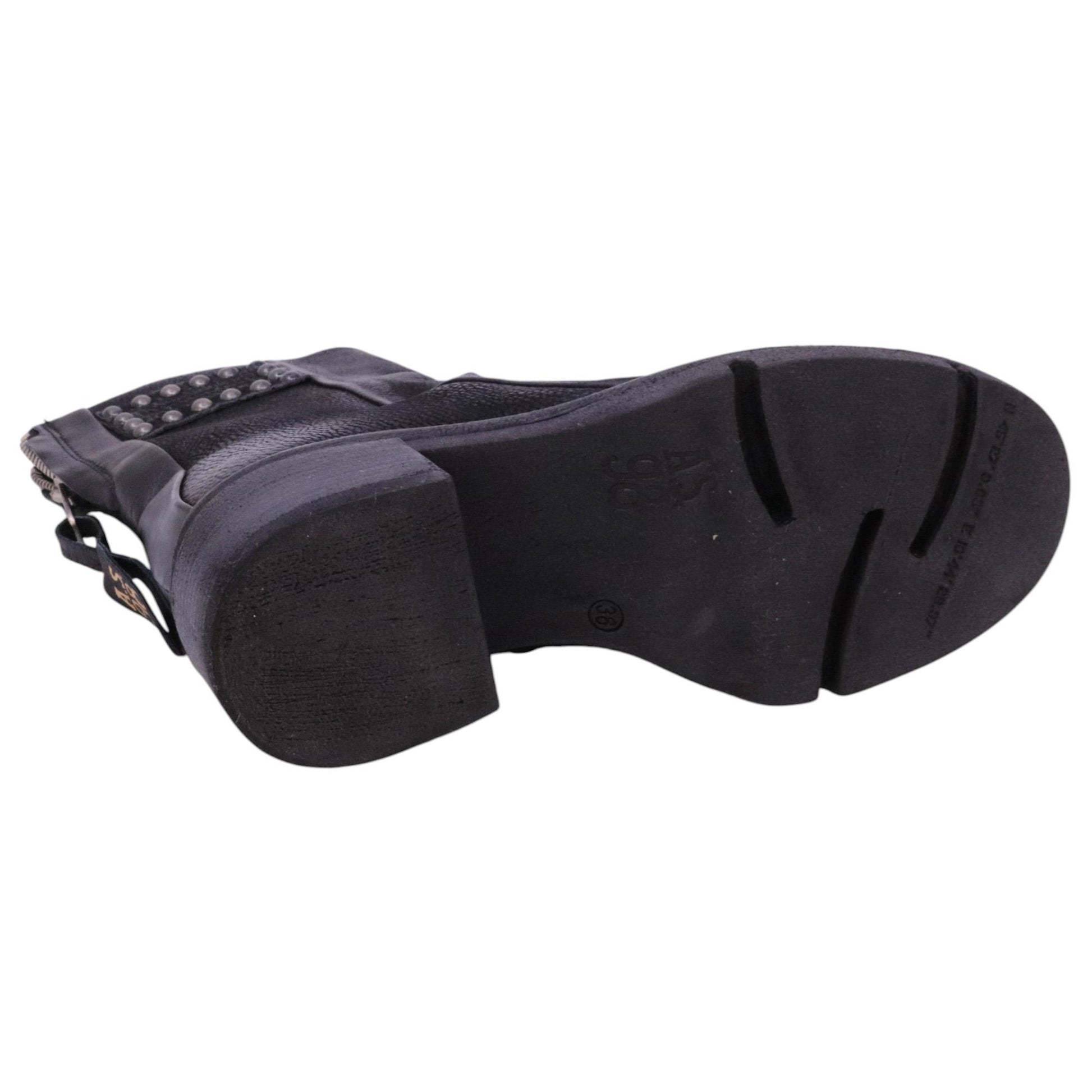 AS98 Eclipse A89227 stivaletto donna in pelle nera 