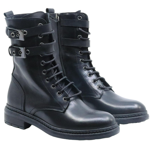 Stivaletto donna The Seller GD731 in pelle nera 