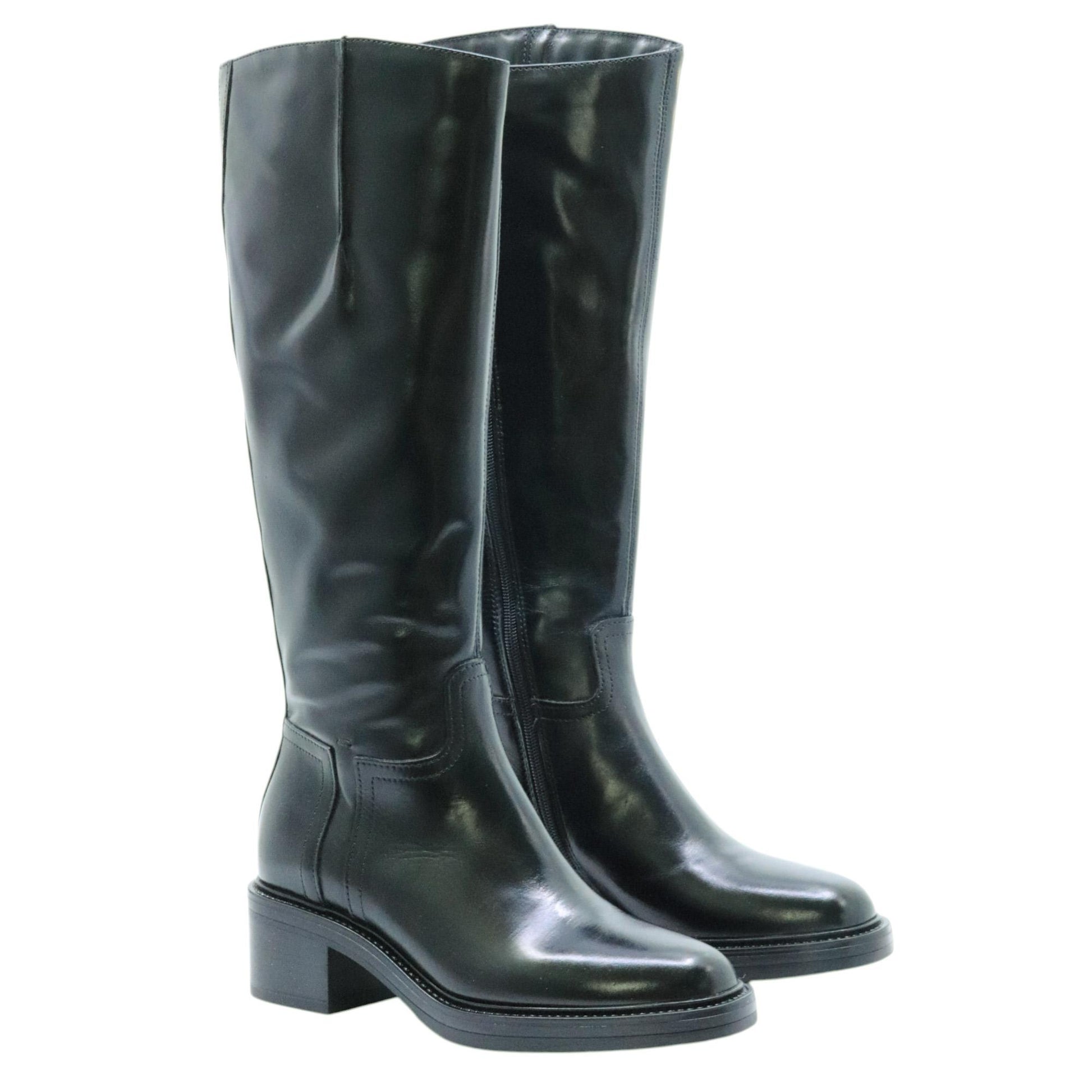 Mjus Chandra L99306 stivale donna in pelle nera 