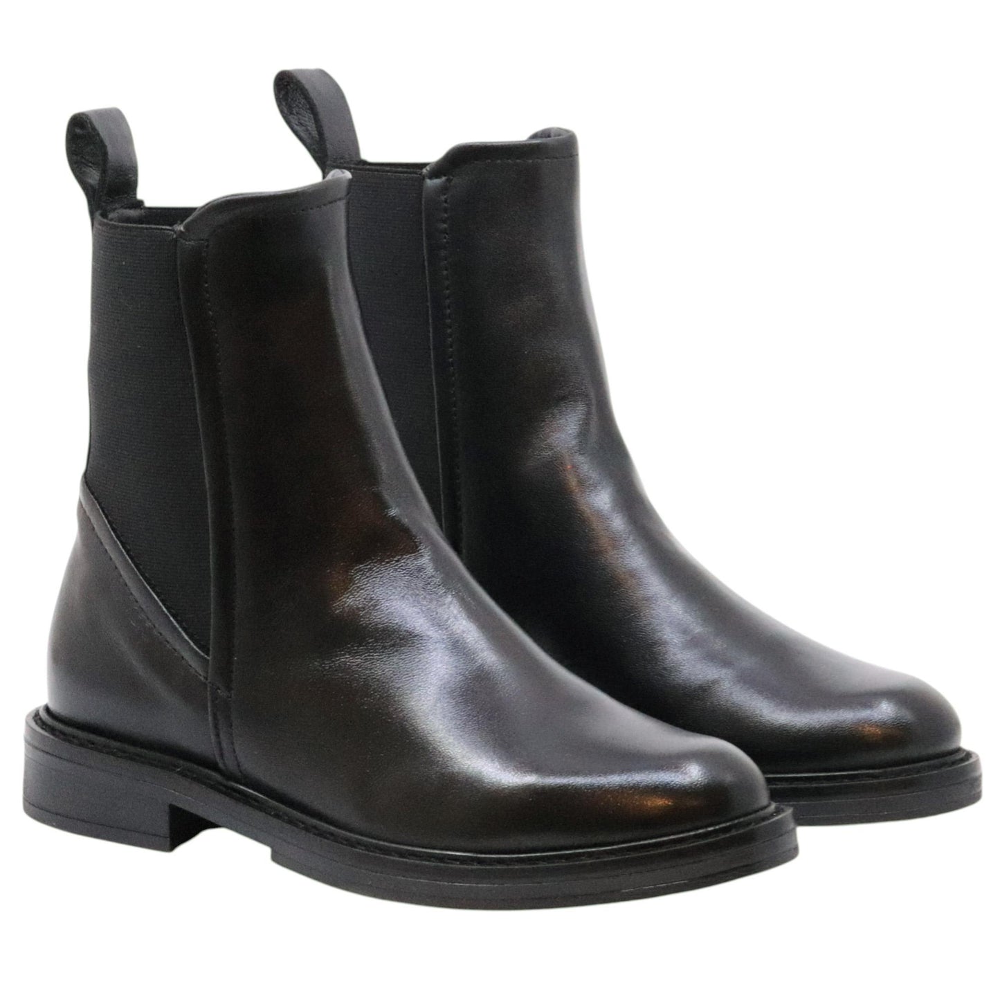 MJUS T81223 Fatima chelsea boot donna in pelle nera 