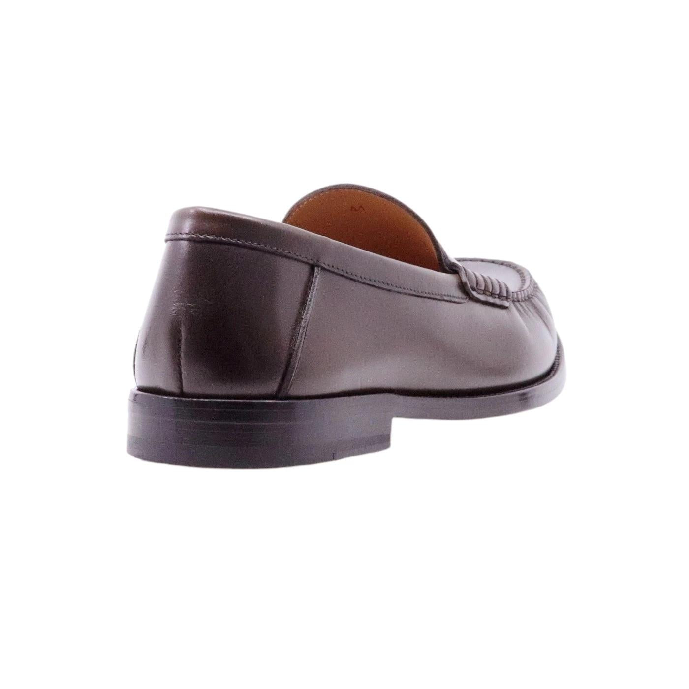 Mocassino uomo Rossano Bisconti in pelle di colore marrone 