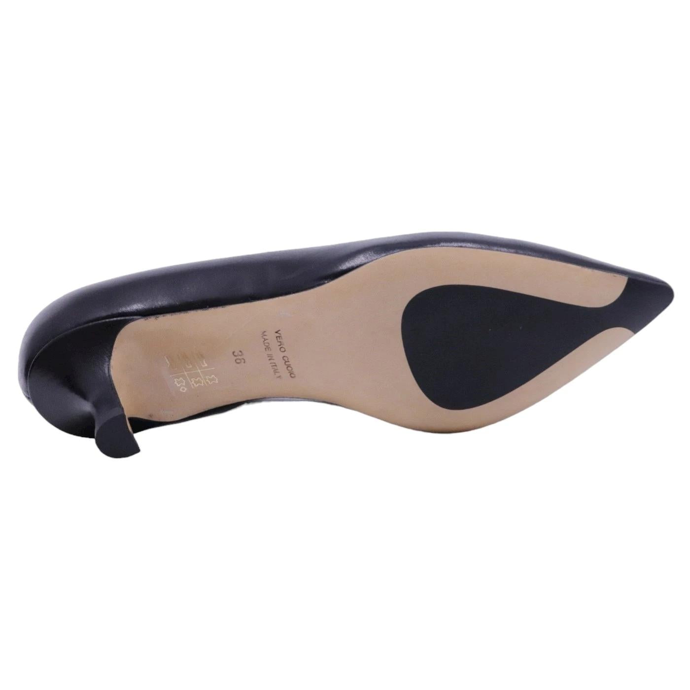 Décolleté donna Le Briella Z892 in pelle nera 