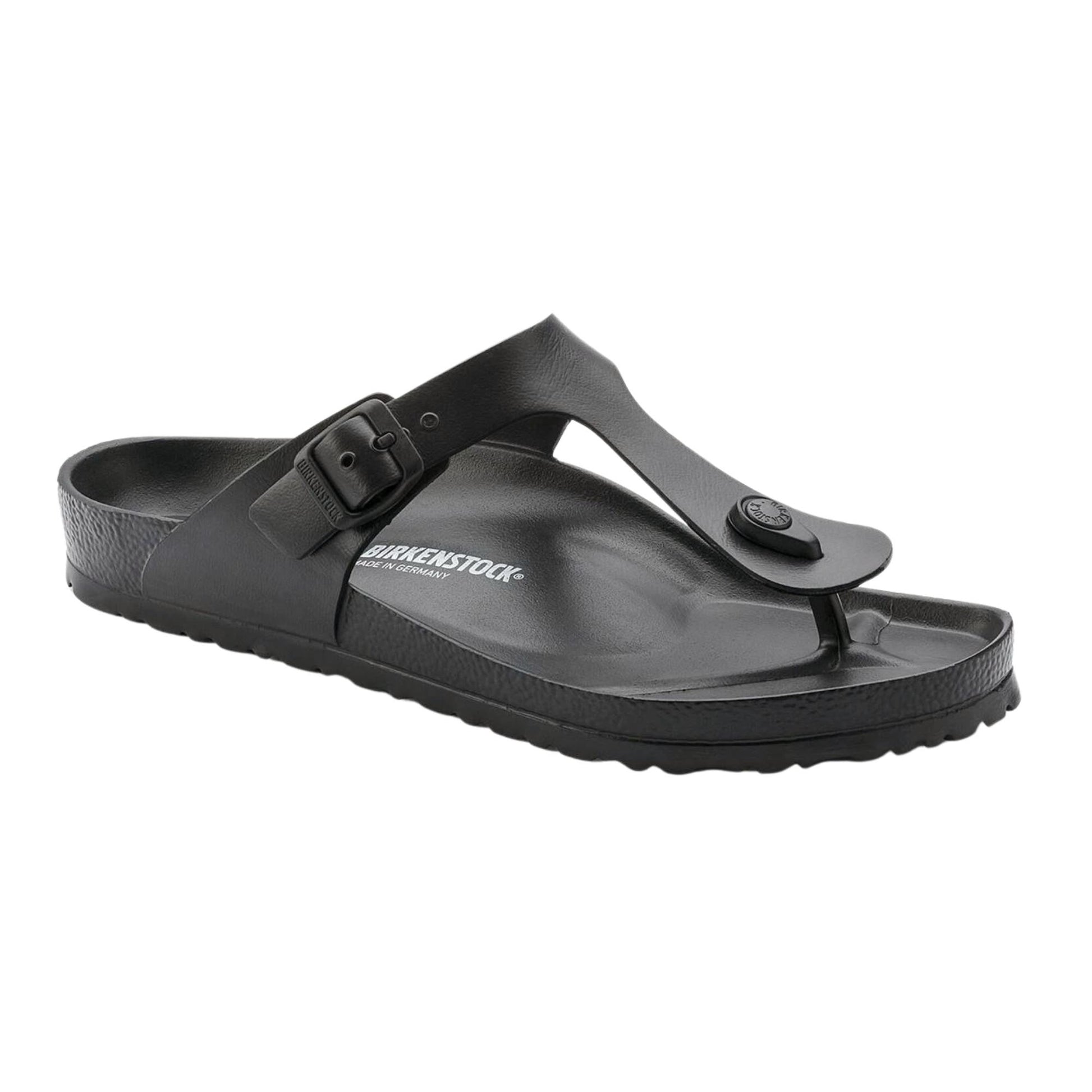 Birkenstock Gizeh EVA infradito donna uomo in EVA nero ultraleggero waterproof regular fit 