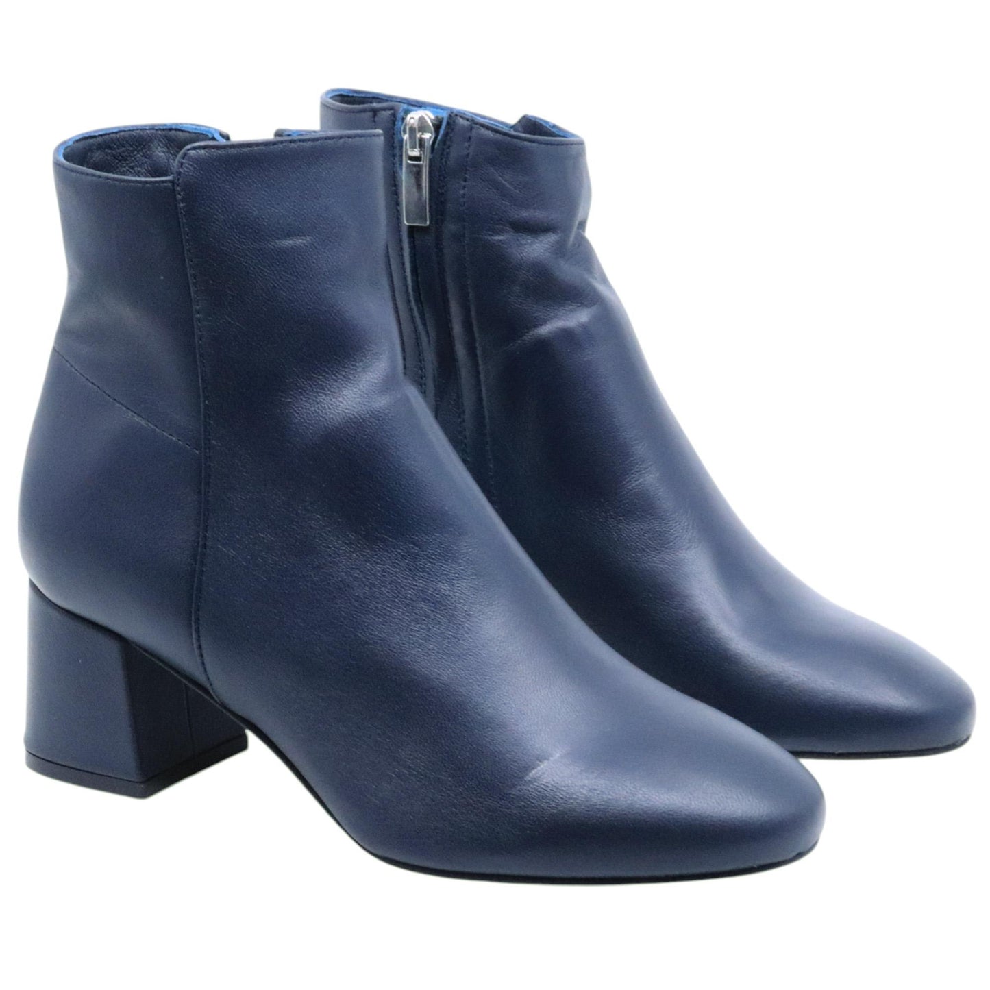 Stivaletto donna Ranyé 133 in pelle blu 