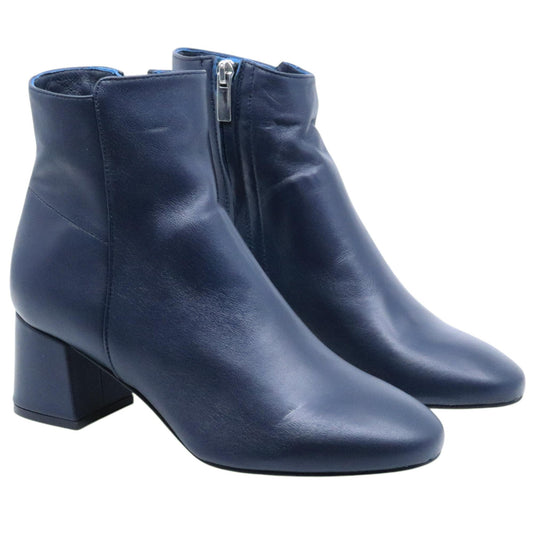 Stivaletto donna Ranyé 133 in pelle blu 
