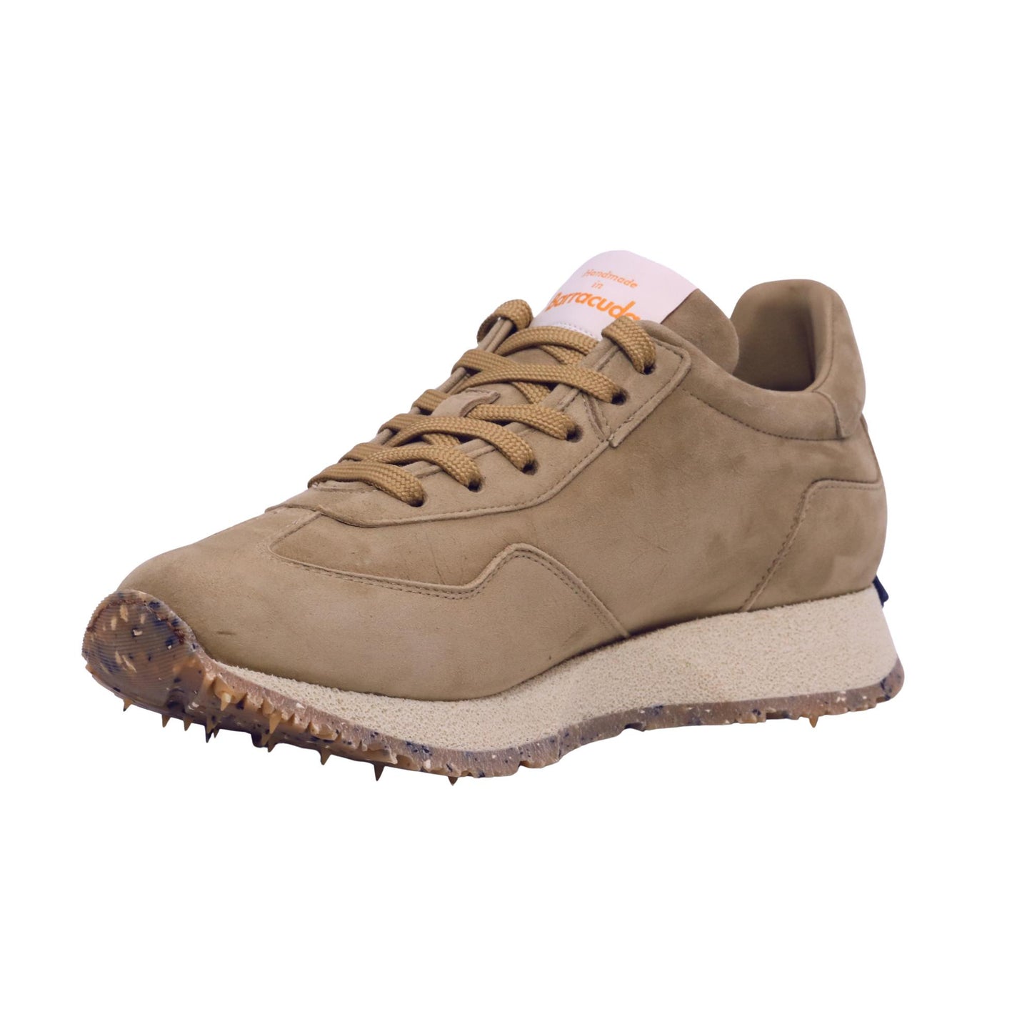 Barracuda React BU3600 tabacco sneaker uomo in camoscio 