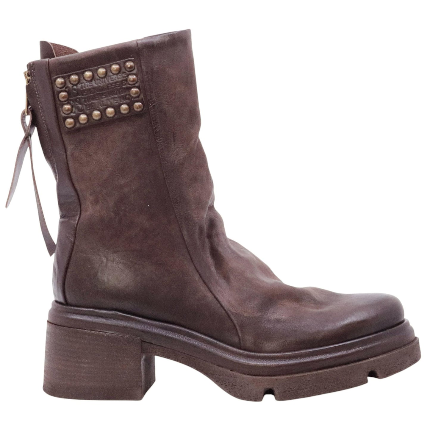 AS98 Eclipse A89227 stivaletto donna in pelle marrone ebano 