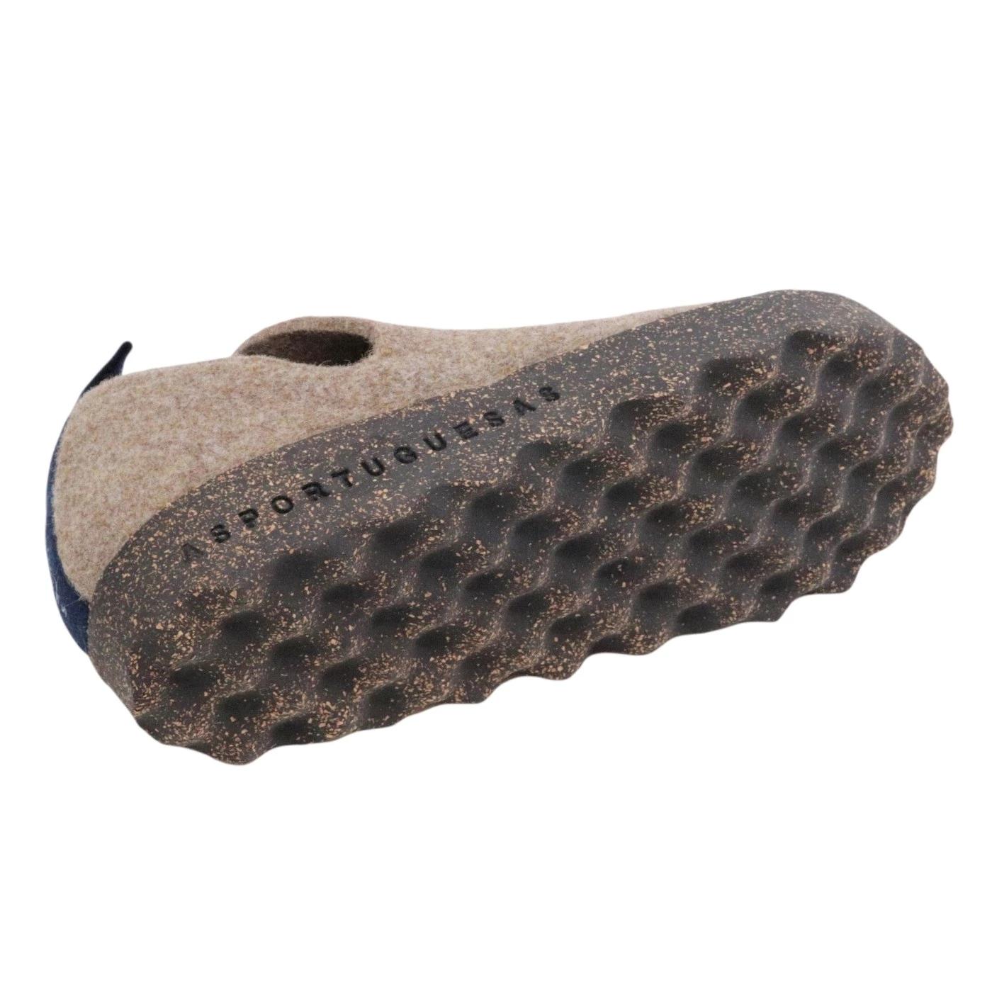 Asportuguesas City scarpa in lana naturale taupe 