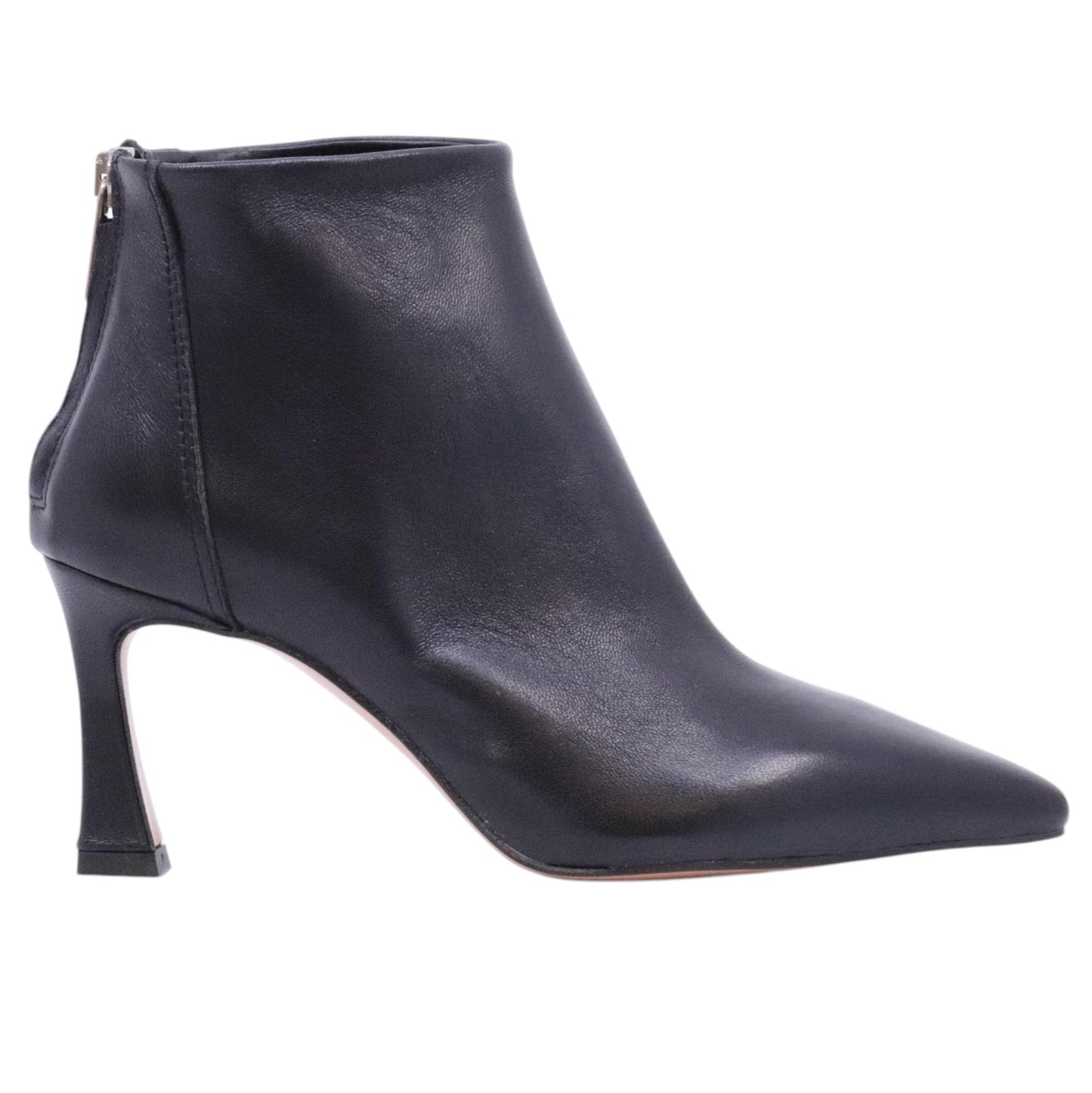 Bianca Di R786 tronchetto donna in pelle nera 