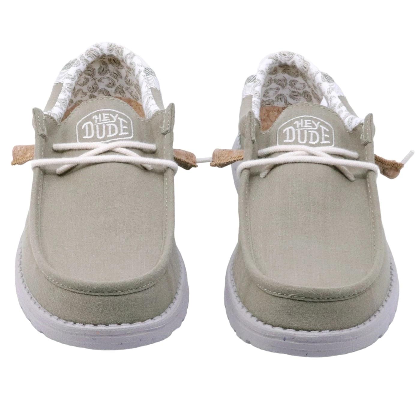 Hey Dude Wally Break Stitch sneaker uomo in verde 