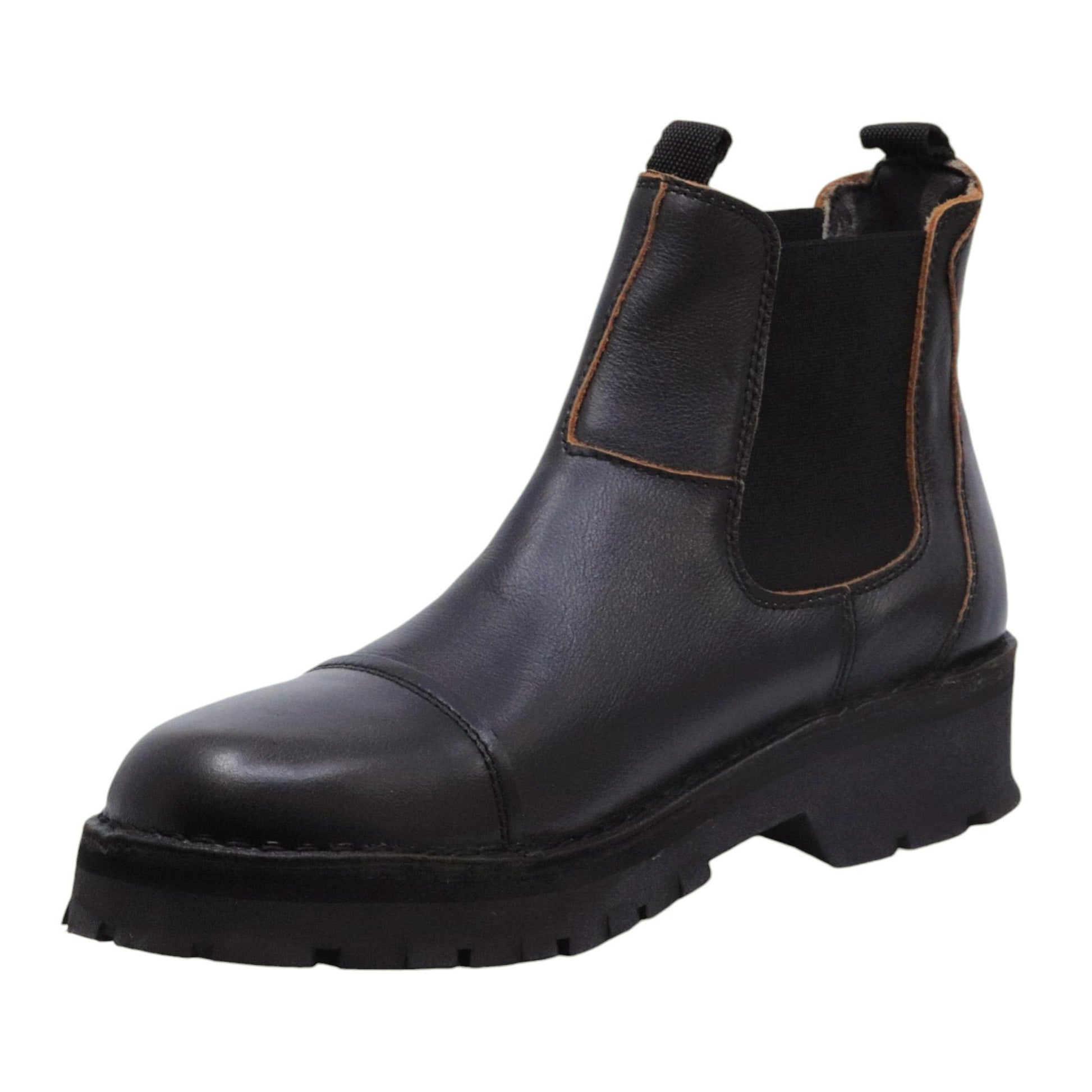 Stivaletto Chelsea uomo Fly London KLIN135FLY in pelle nera 