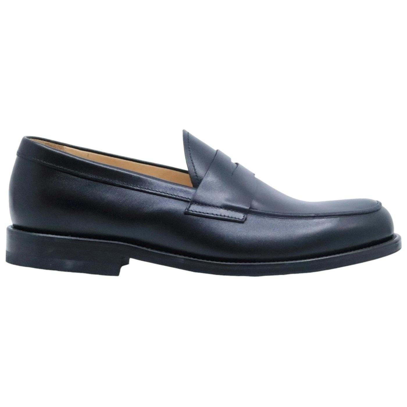 Mocassino uomo Mille 885 Milton in pelle nera 