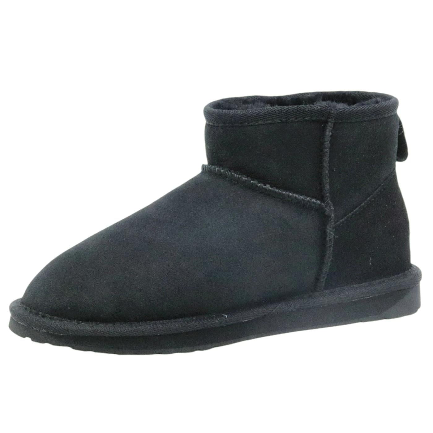 EMU Australia Stinger Micro stivaletti da donna in montone nero 