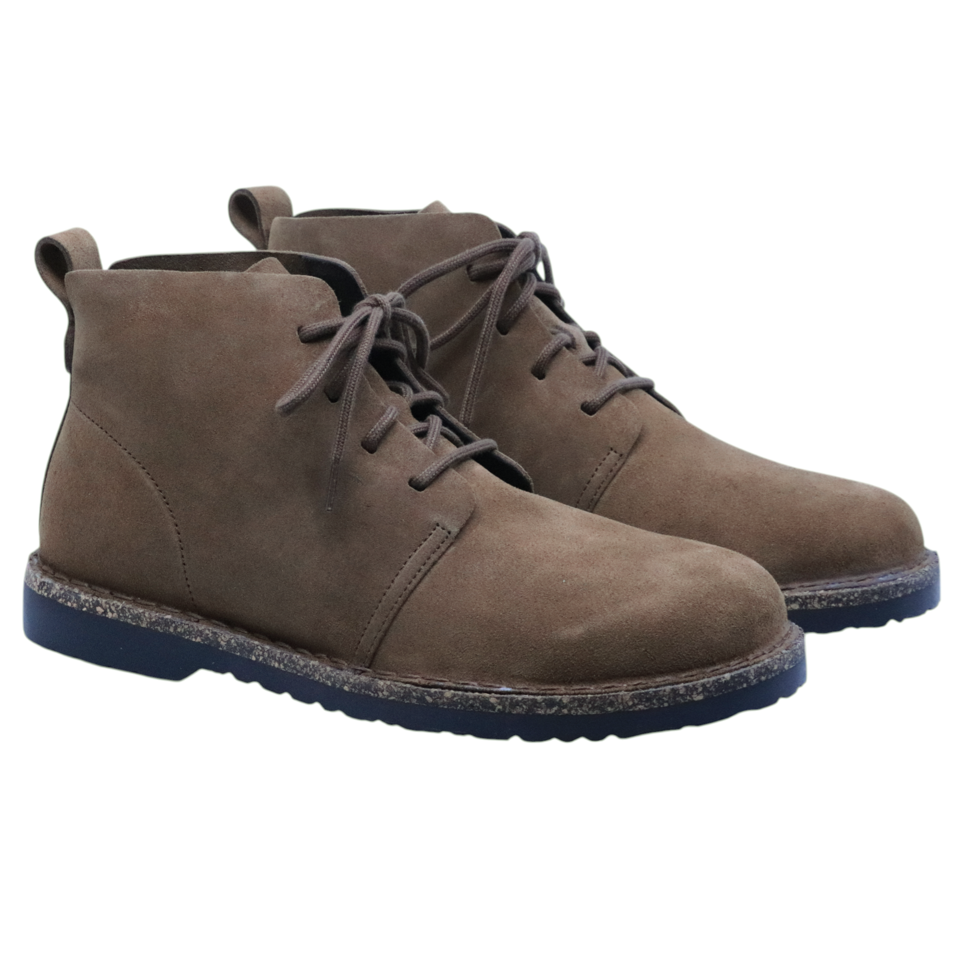 Birkenstock Uppsala Mid stivaletto donna in pelle scamosciata dark tea 