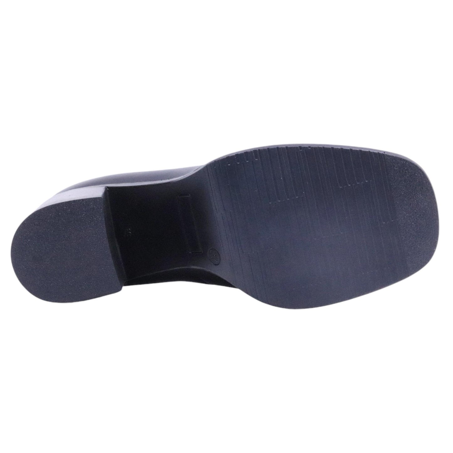 Mocassino con tacco Mjus P96126 da donna in pelle nera 