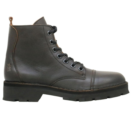 Fly London KELF167FLY stivaletto uomo pelle nera anticata 