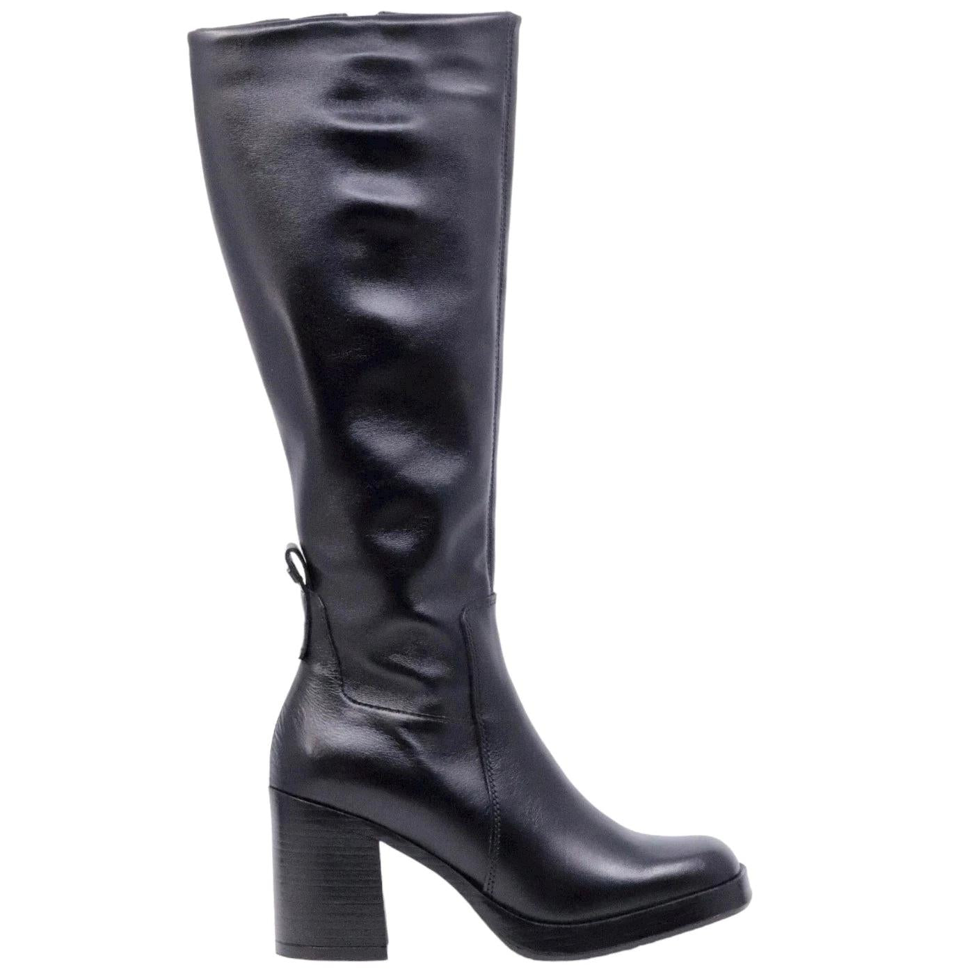 MJUS P96321 stivale donna in pelle nera 