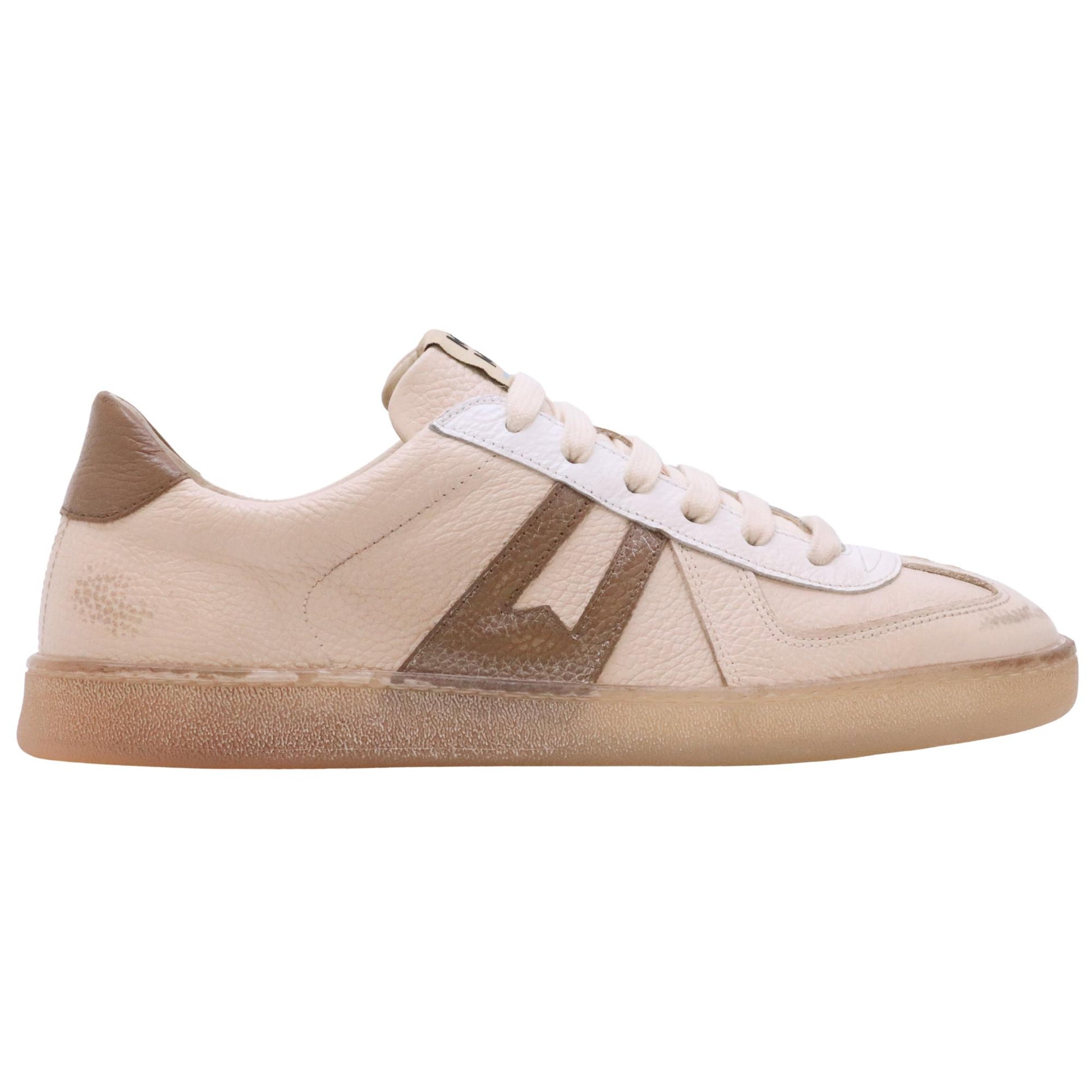 Moma 10601A sneaker uomo in pelle beige 