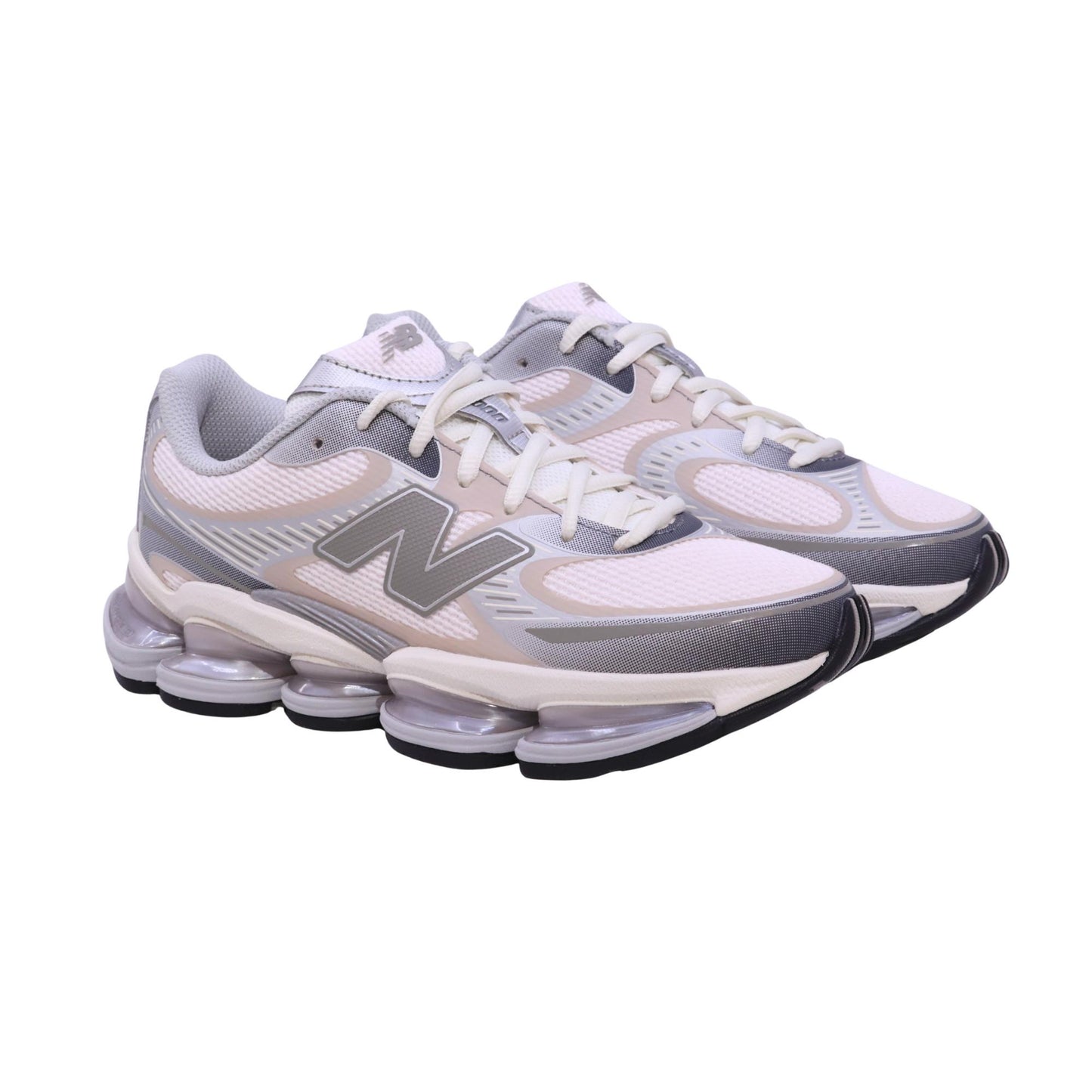 New Balance ABZORB 2000 sneaker in tessuto grigio e rosa 
